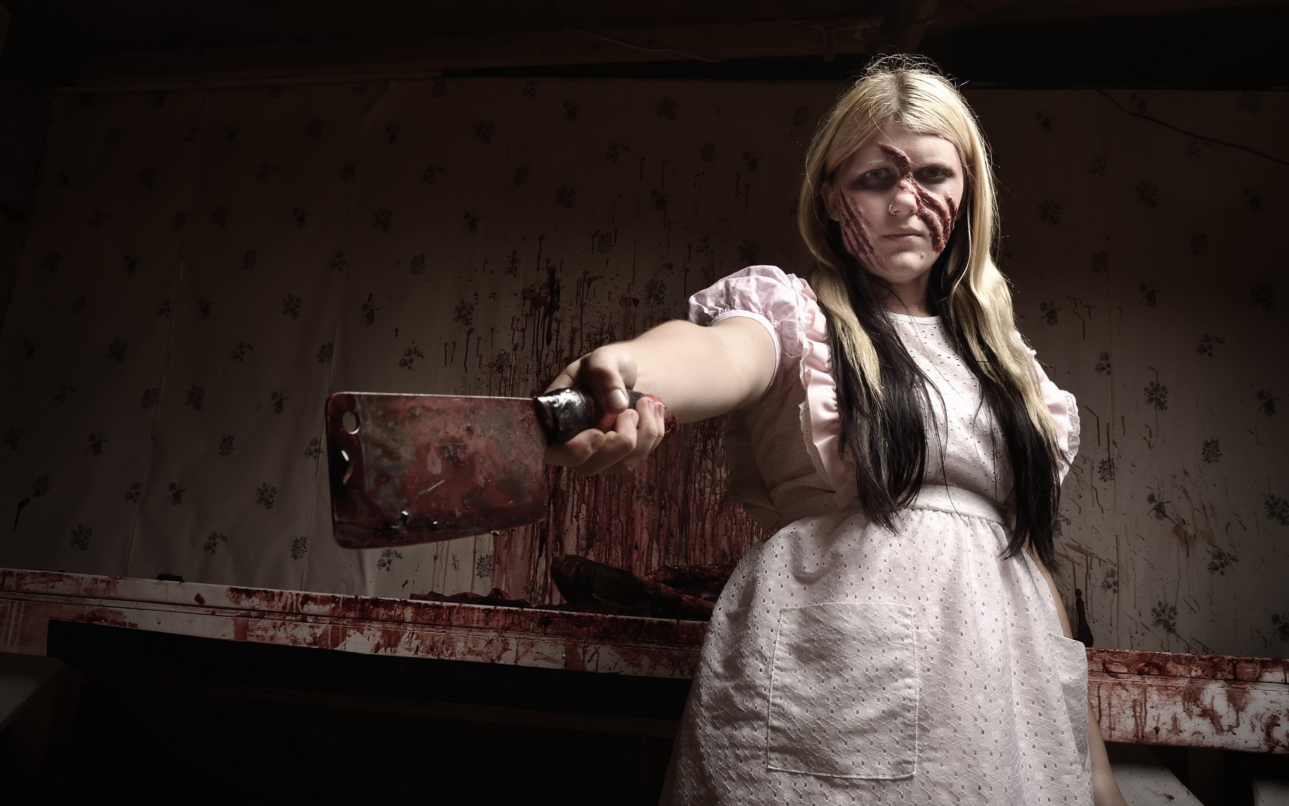Scare for a Cure, cleaver, girl, 2K, HD Wallpaper