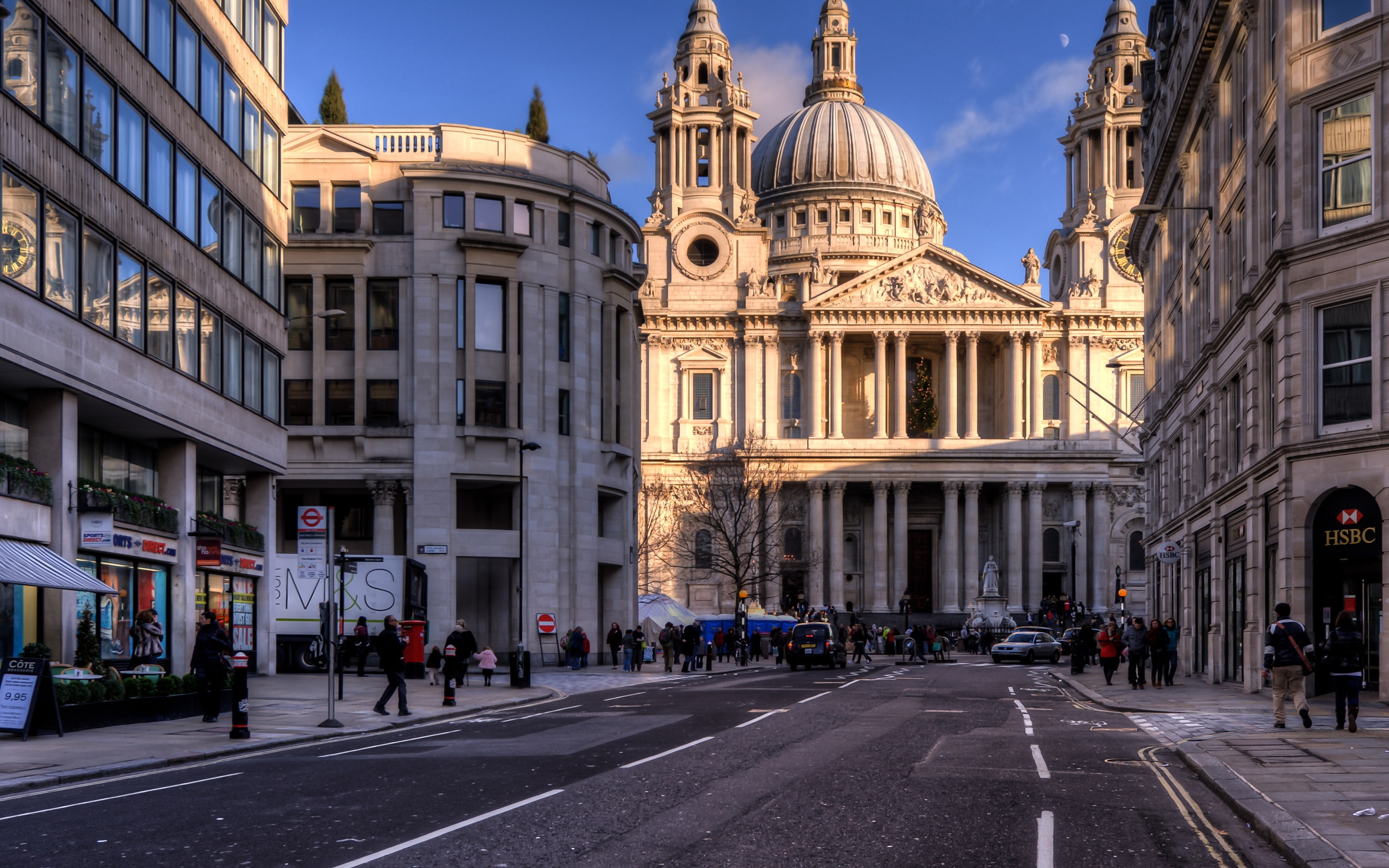 pauls, cathedral, church, st, monument, ludgate hill, 2K, s, paul, london, HD Wallpaper