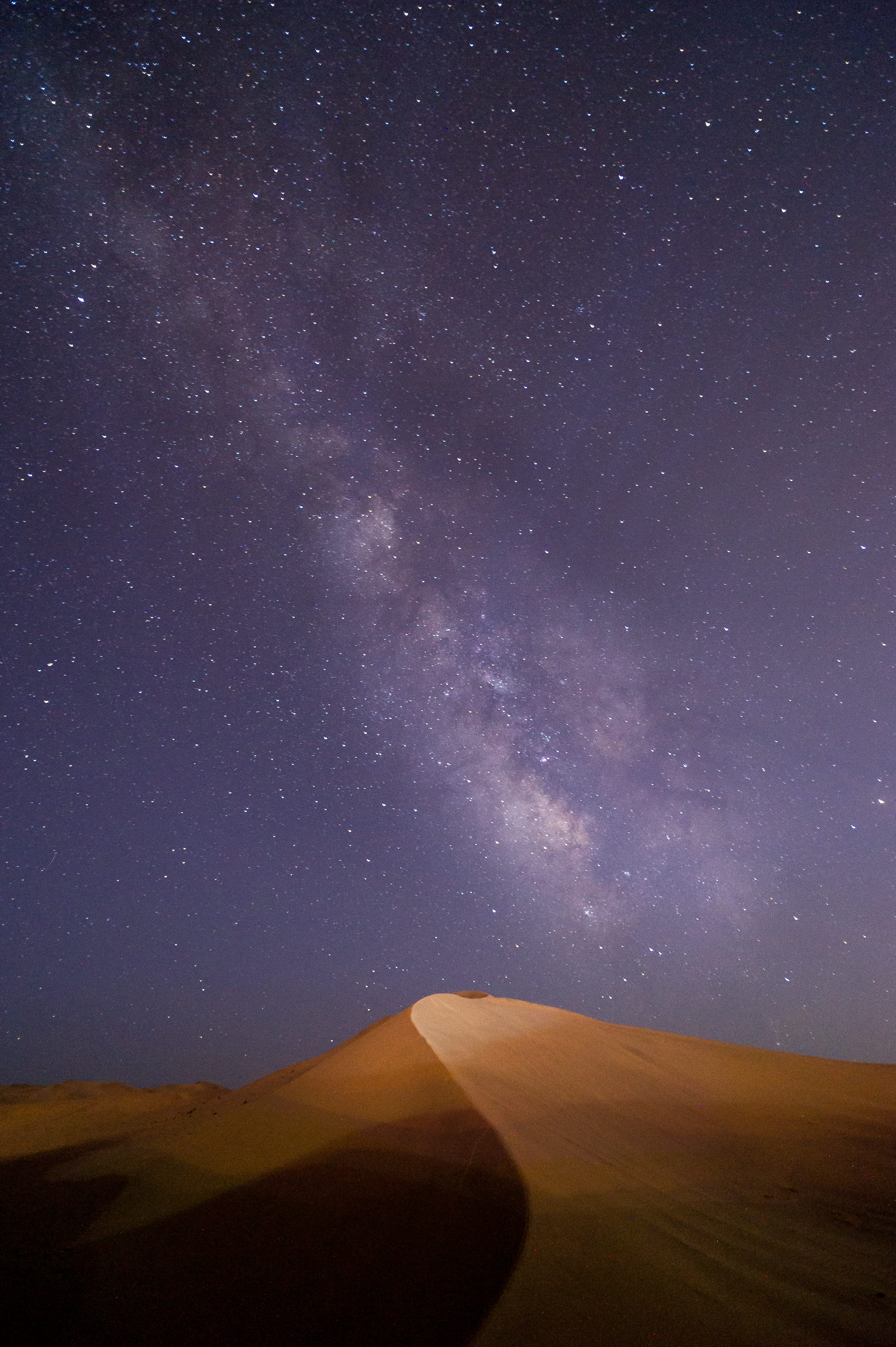 star - space, scenics - nature, 4K, evening, way, arid climate, milky, no people, stars, dune, desert, galaxy, sands, beauty in nature, land, mountain, Phone HD Wallpaper