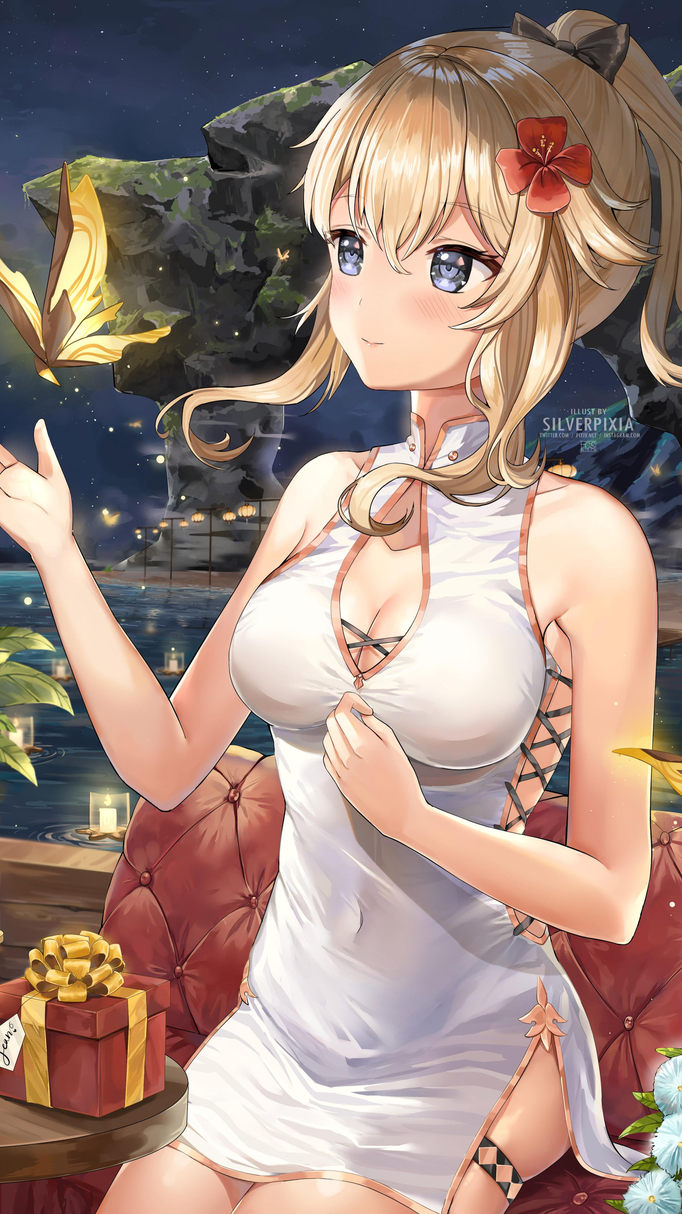 Genshin Impact, anime girls, Jean (Genshin Impact), 4K, Phone HD Wallpaper