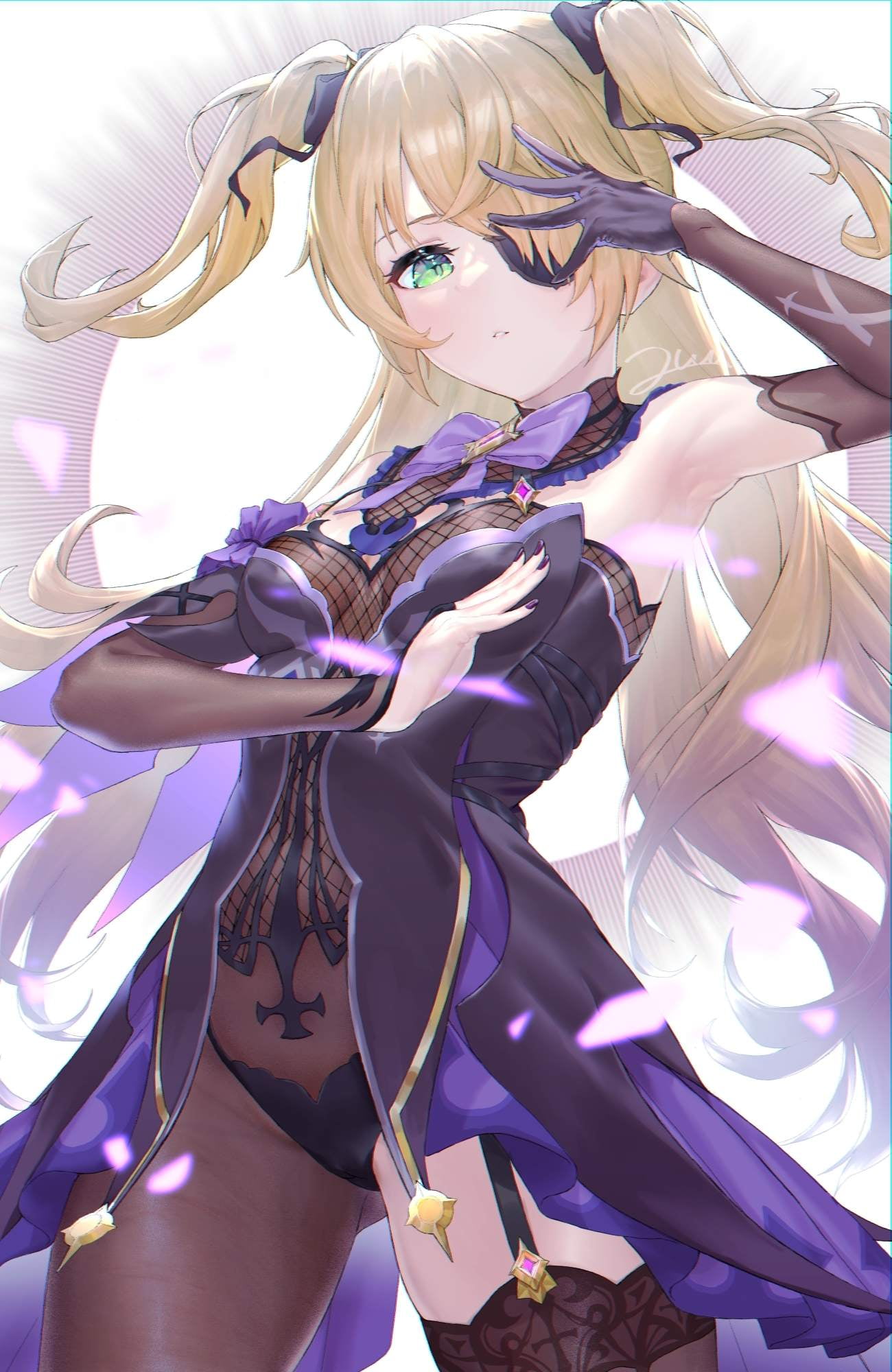 Genshin Impact, 1080P, Fischl (Genshin Impact), anime girls, Phone HD Wallpaper
