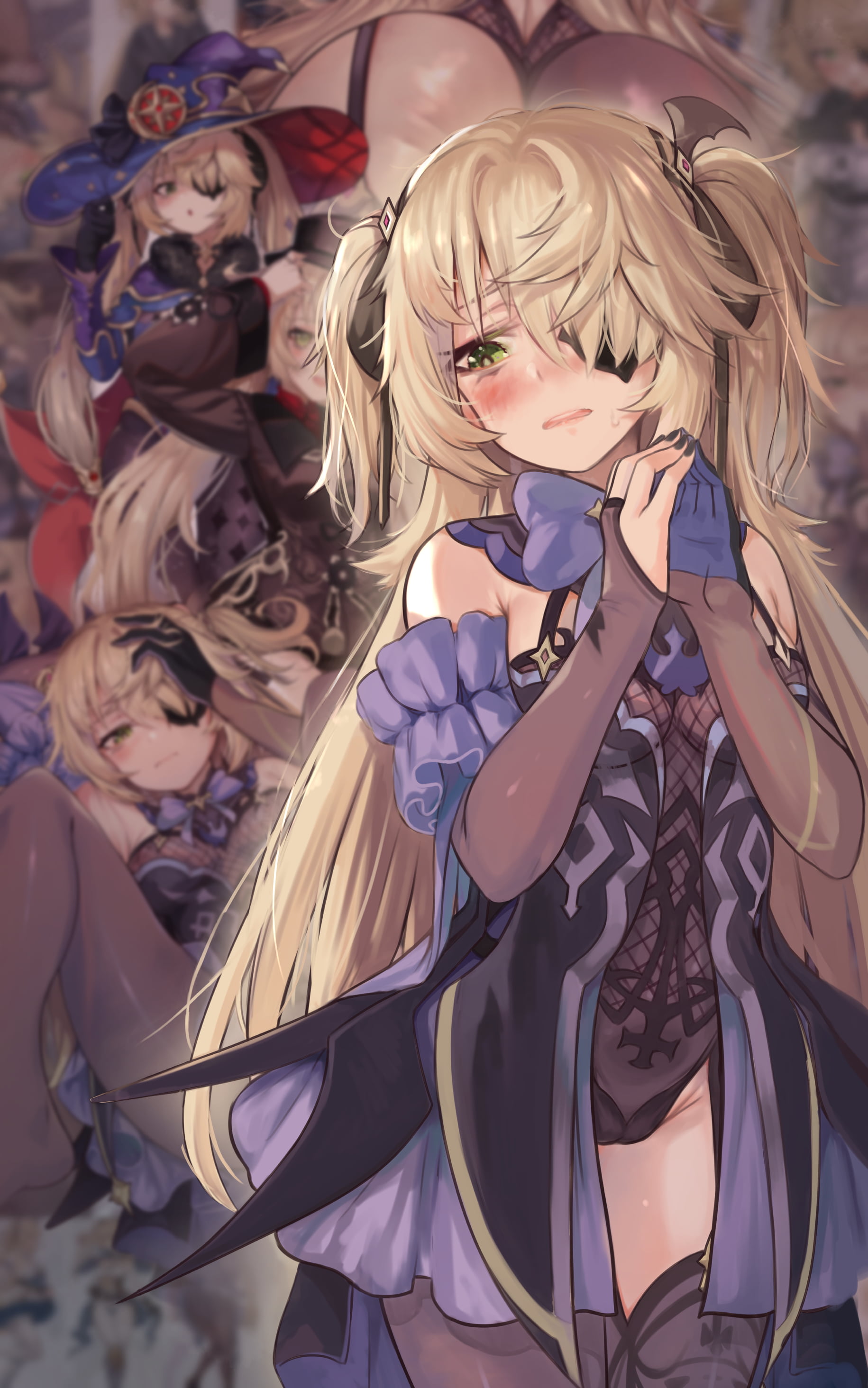 Fischl (Genshin Impact), anime girls, 2K, Genshin Impact, Phone HD Wallpaper
