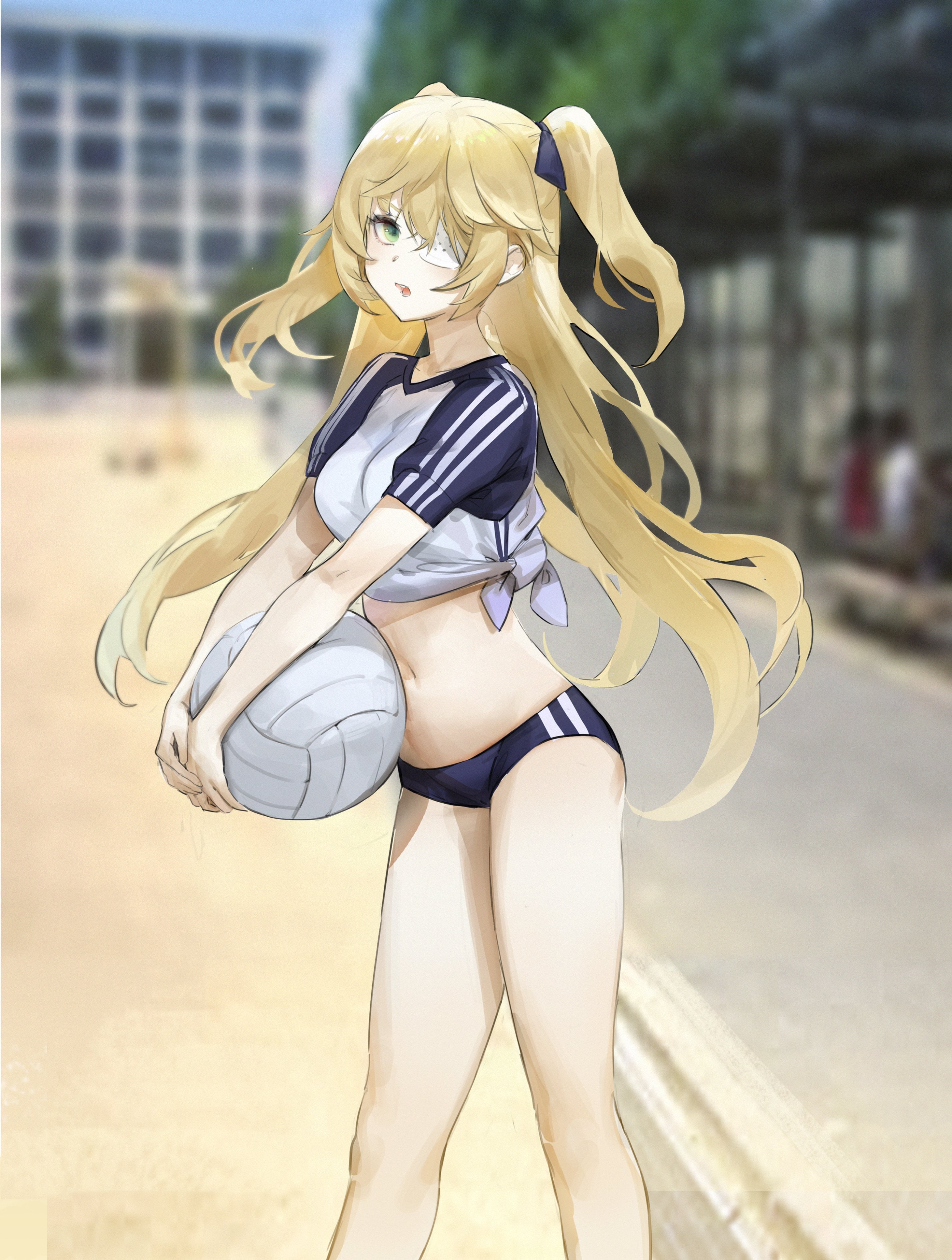 4K, Genshin Impact, Fischl (Genshin Impact), Phone HD Wallpaper