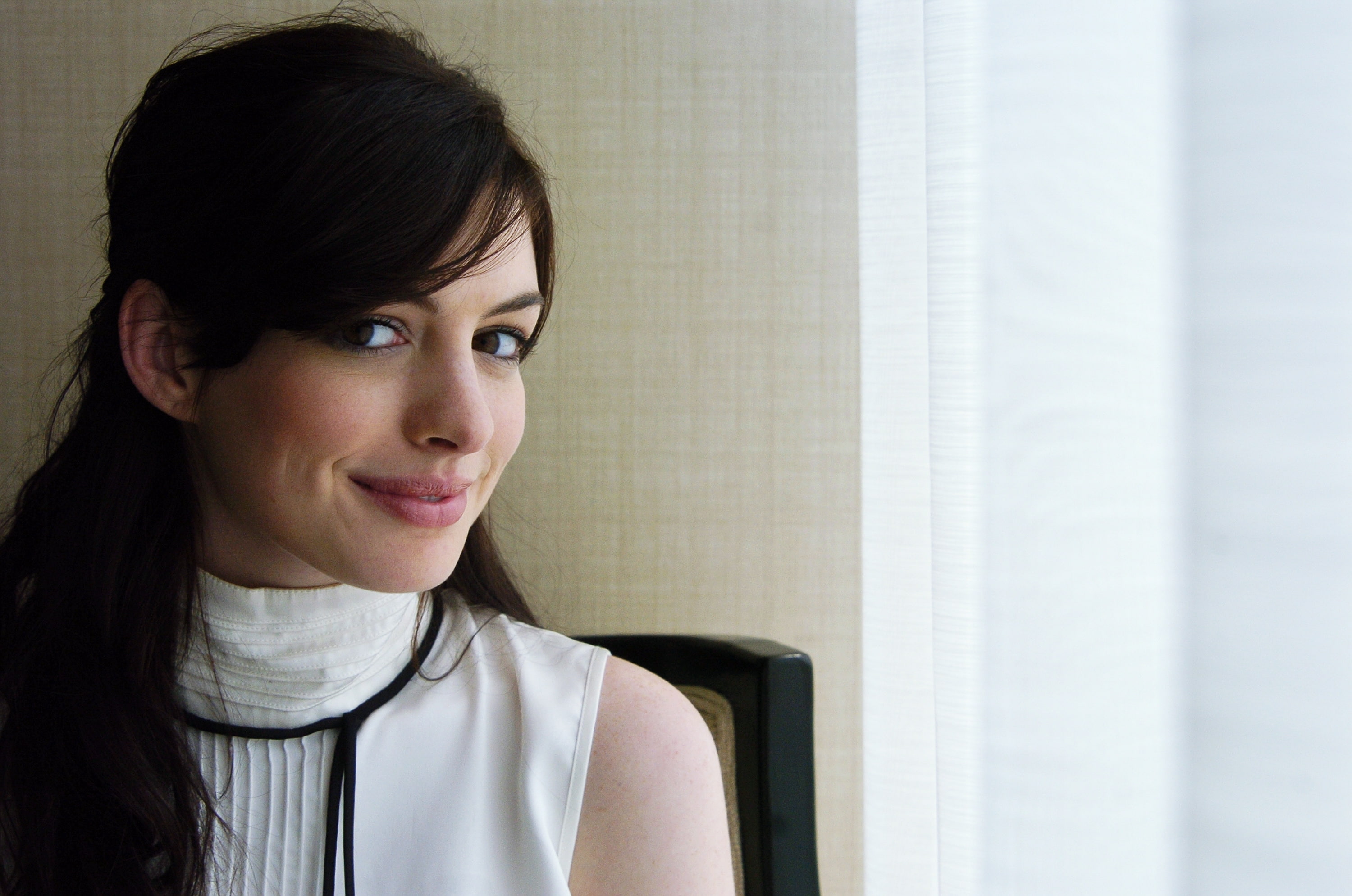 hot, women, hathaway, x, anne, art, girls, hd, 2K, Anne Hathaway, people, HD Wallpaper