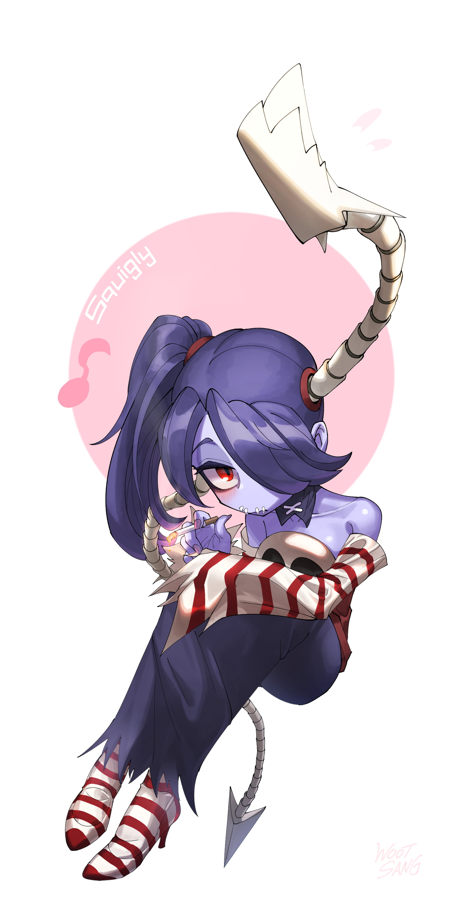 2K, Skullgirls, Hews, anime, anime girls, Phone HD Wallpaper