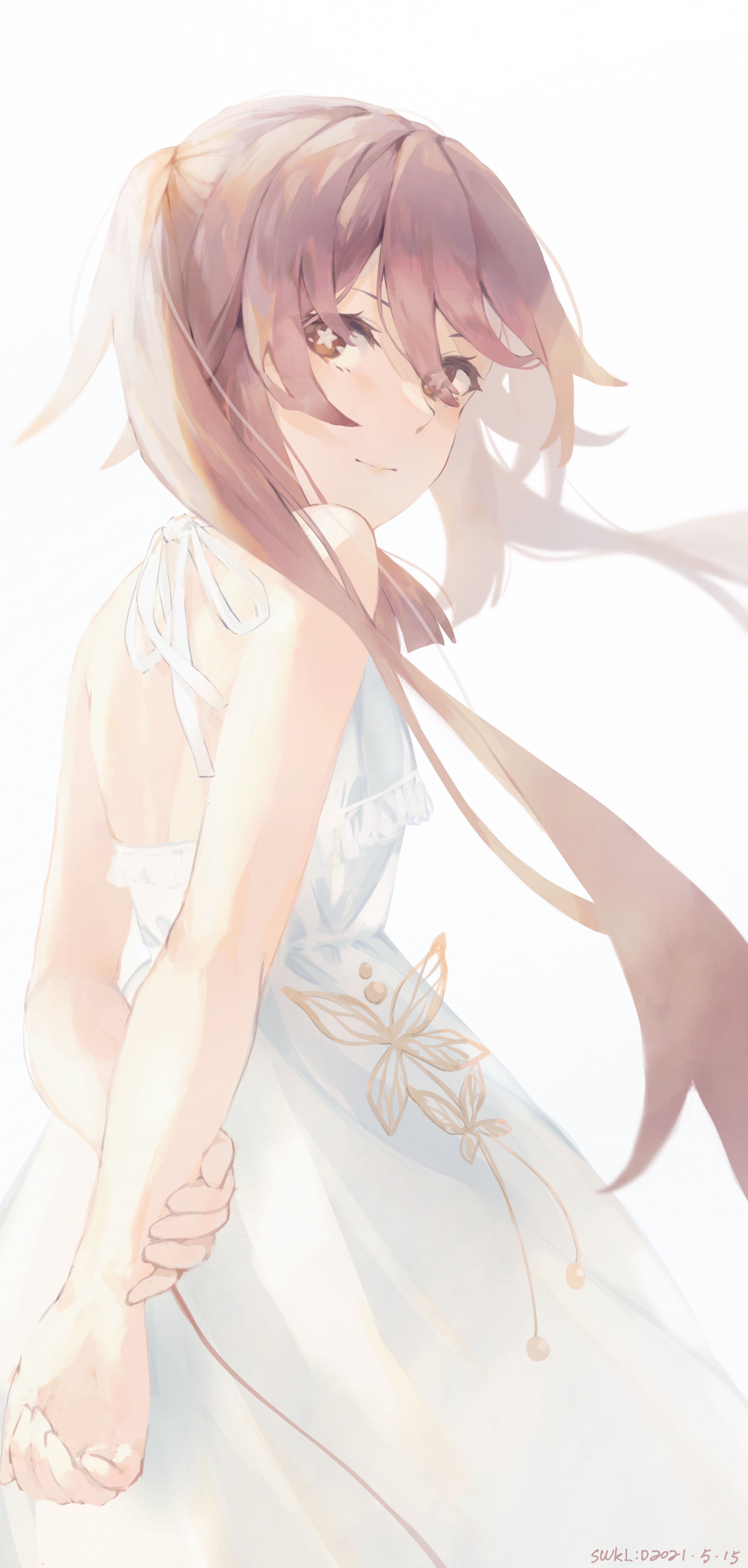 Hutao(Genshin Impact), wedding dress, SWKL, anime girls, 5K, Genshin Impact, Phone HD Wallpaper