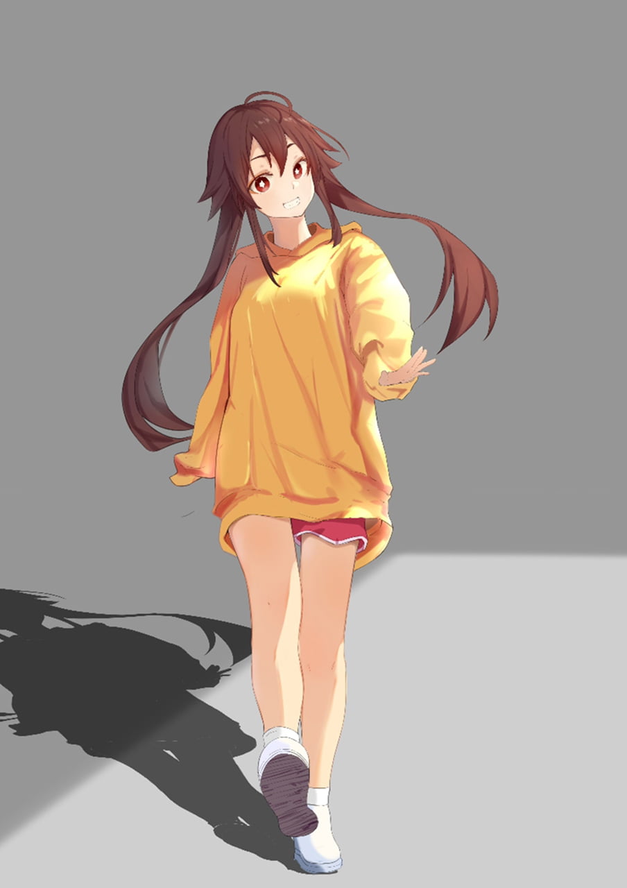 Genshin Impact, 720P, anime girls, thighs, Hutao(Genshin Impact), Phone HD Wallpaper
