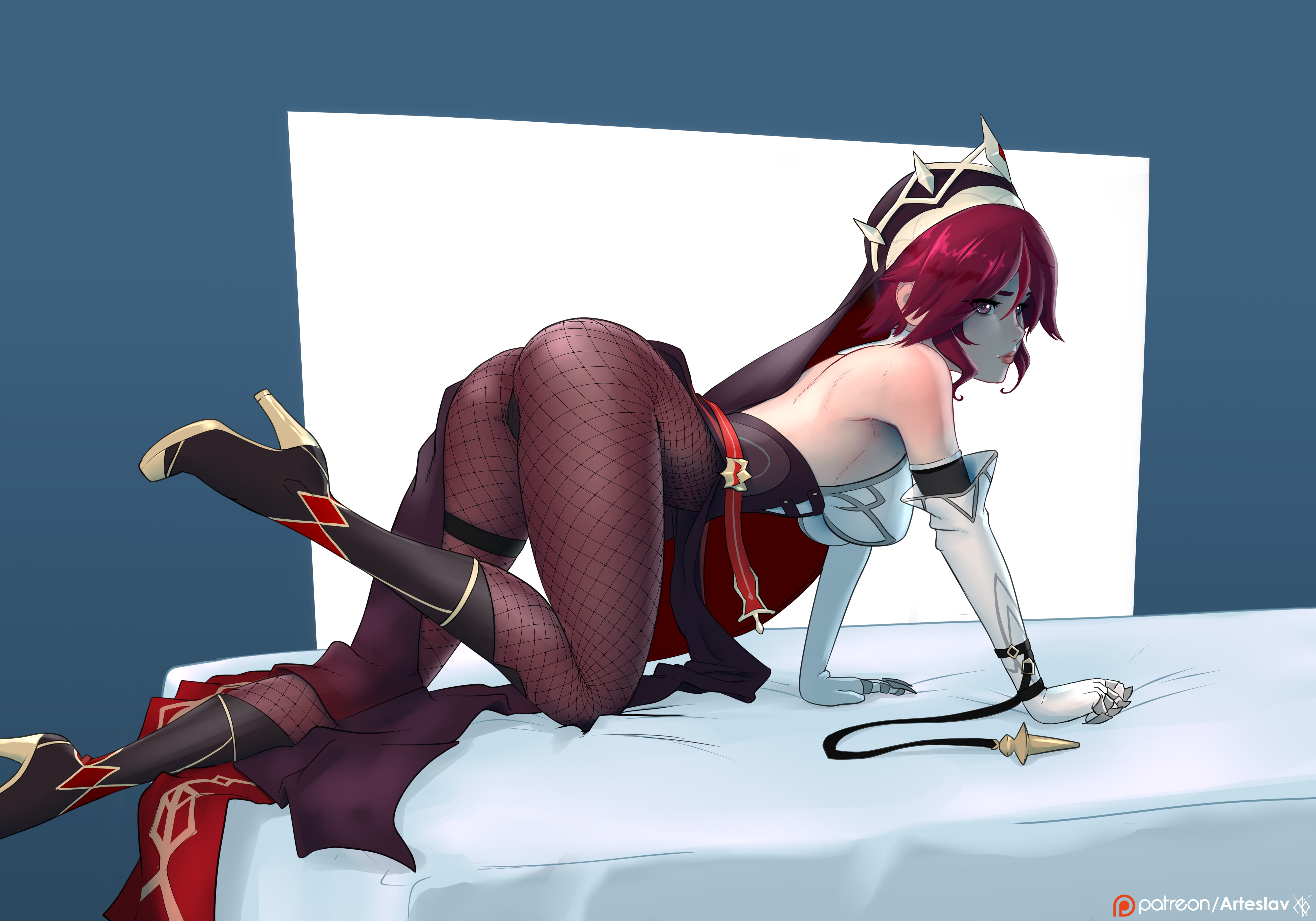 4K, Rosaria (Genshin Impact), Genshin Impact, anime girls, HD Wallpaper