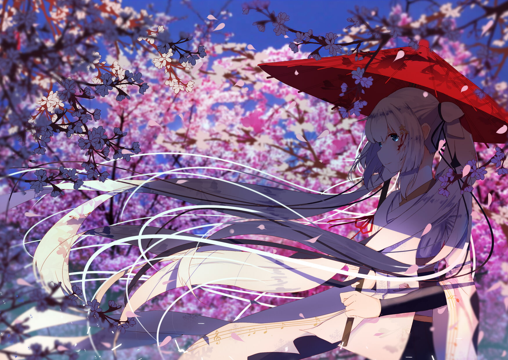 720P, rin, 257735, konachan, com, hatsune, vocaloid, yuki, miku, HD Wallpaper