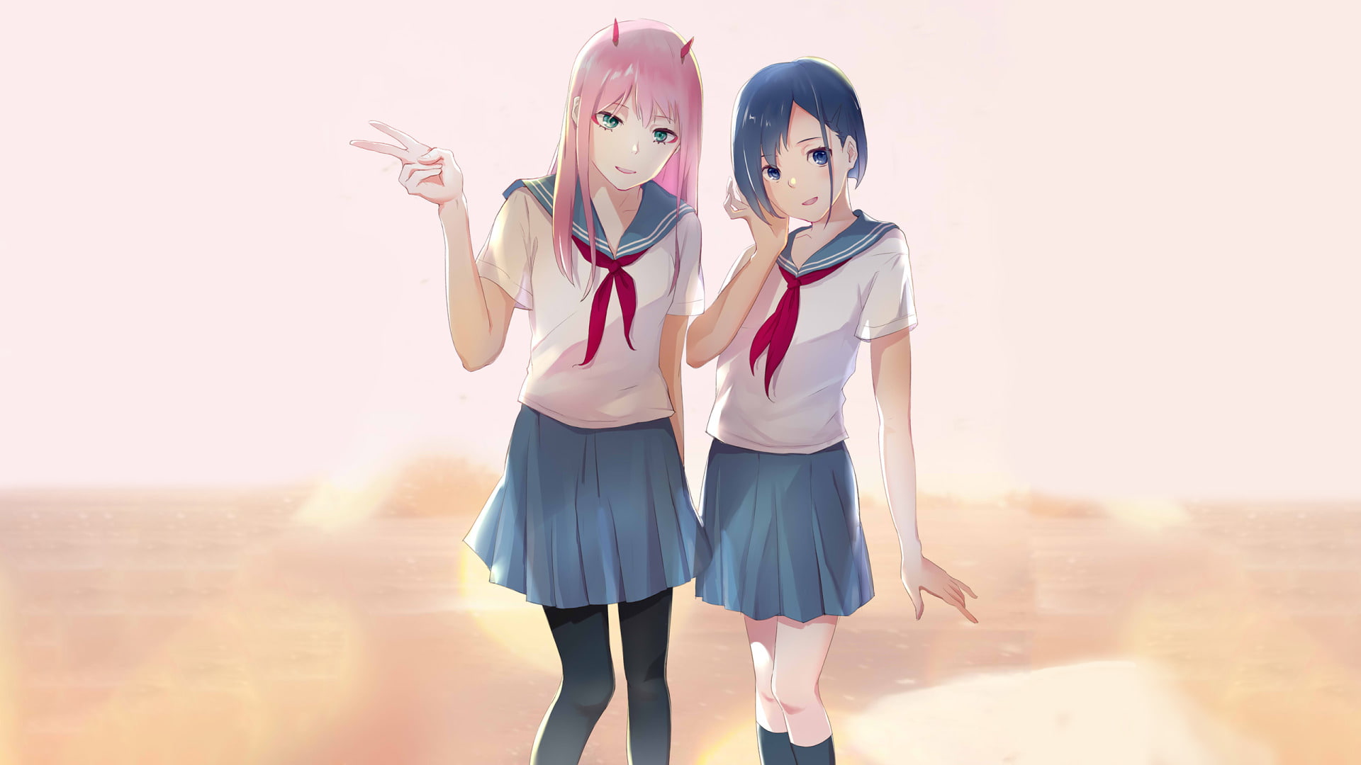 Ichigo (Darling in the FranXX), Anime, 1080P, Zero Two (Darling in the FranXX), Darling in the FranXX, HD Wallpaper