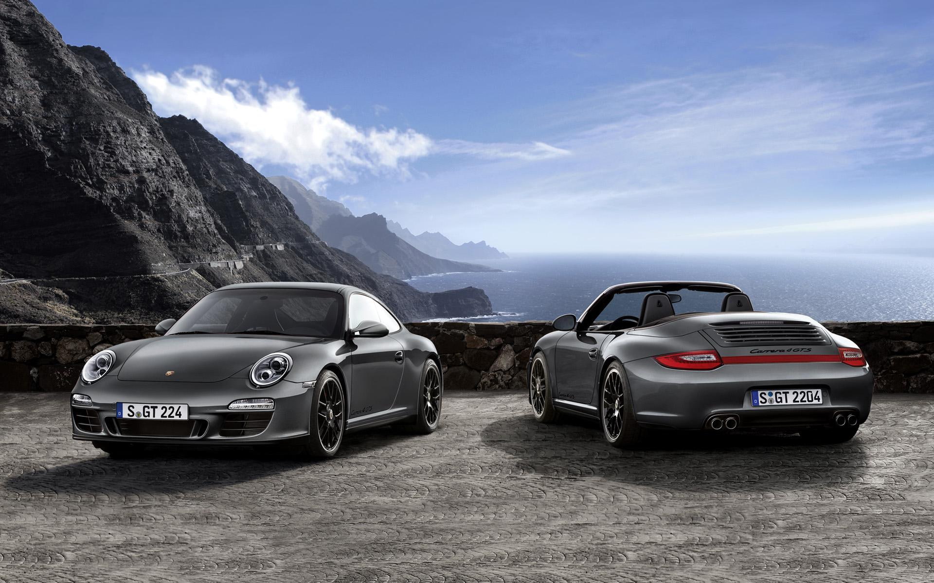 cars, porsche, 1080P, carrera, two, cabriolet, gts, convertible, HD Wallpaper