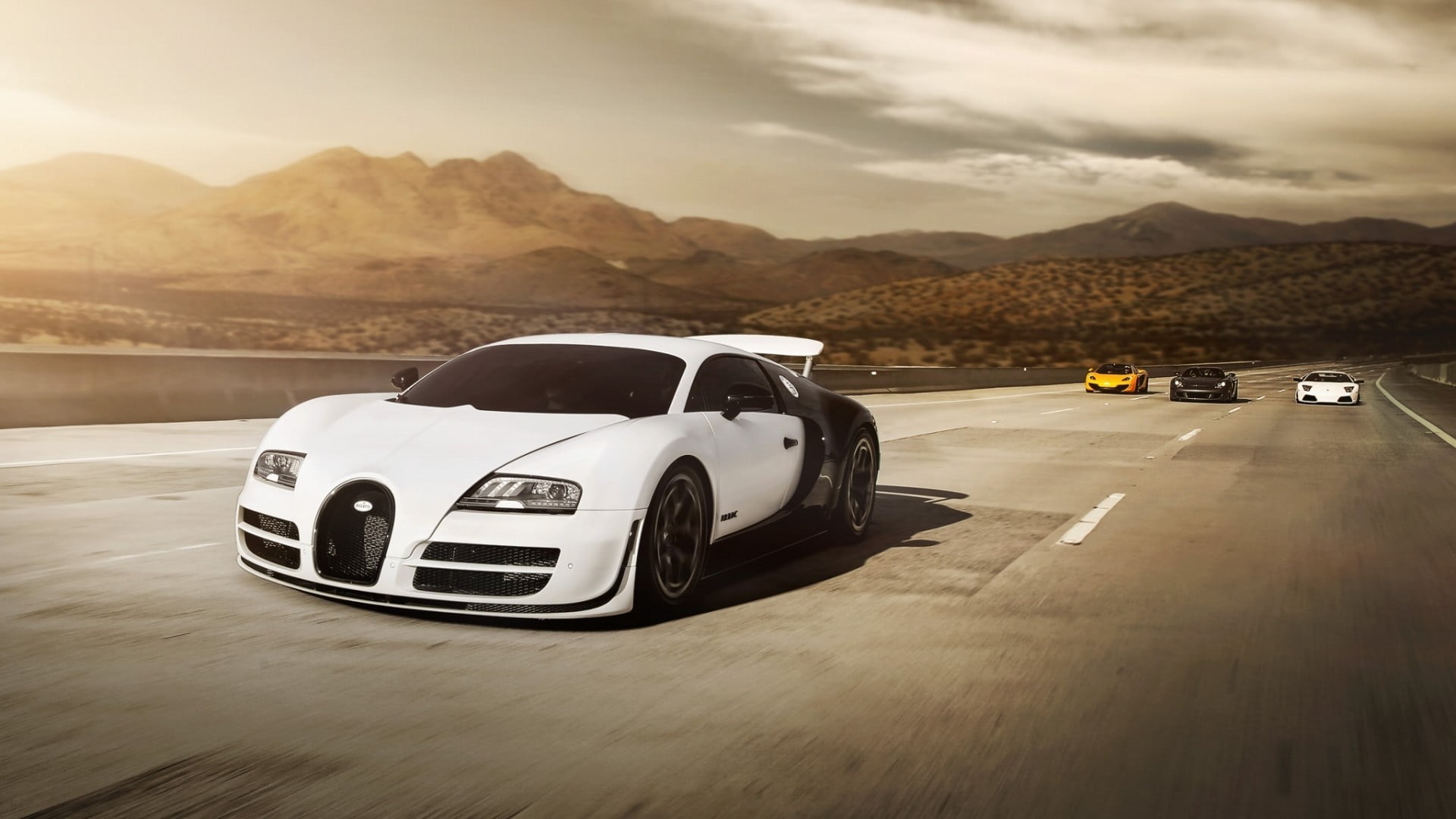 Lamborghini Murcielago LP640-4, bed, road trip, wheel, day, black, scenics - nature, sky, mode of transportation, car, motor vehicle, nature, land vehicle, HD Wallpaper