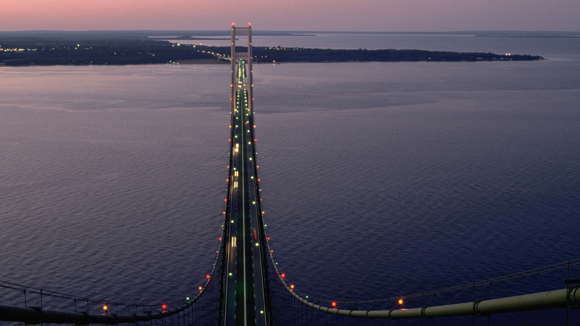 beauty in nature, travel destinations, gray, bridge - man made structure, no people, architecture, suspension, aerial view, day, connection, scenics - nature, HD Wallpaper