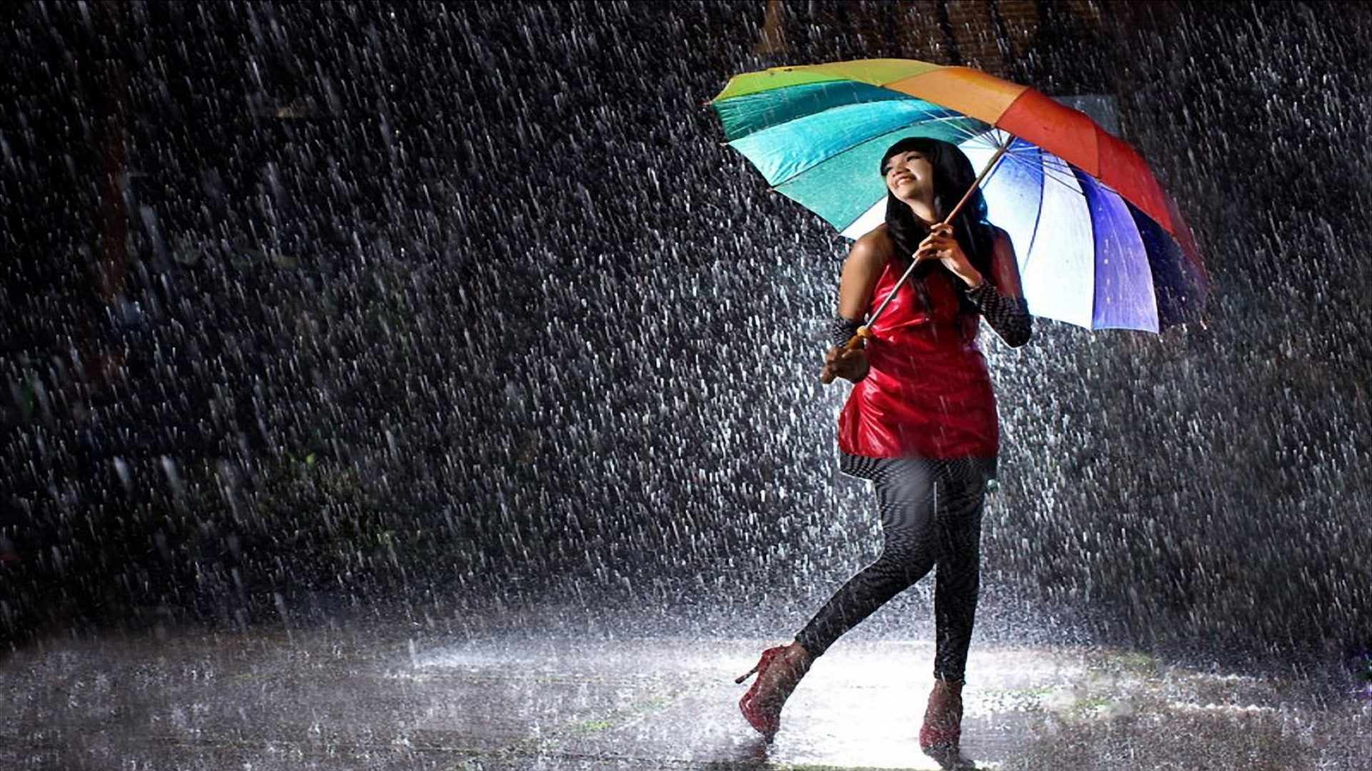 rain, full length, young adult, motion, water, happiness, fashion, security, raindrop, torrential rain, outdoors, rain beautiful pictures for, drop, rainy season, HD Wallpaper