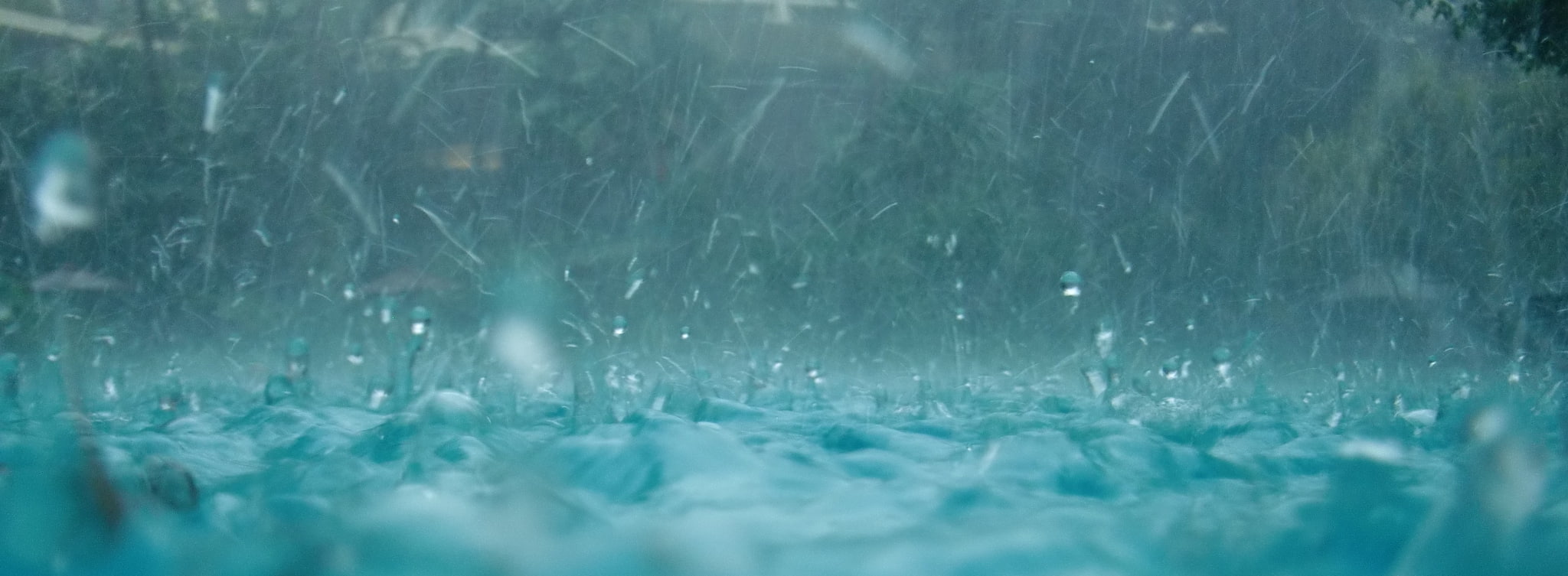 1080P, water, turquoise colored, bubble, close-up, nature, no people, splashing, surface level, refreshment, rain photography picture, motion, purity, HD Wallpaper