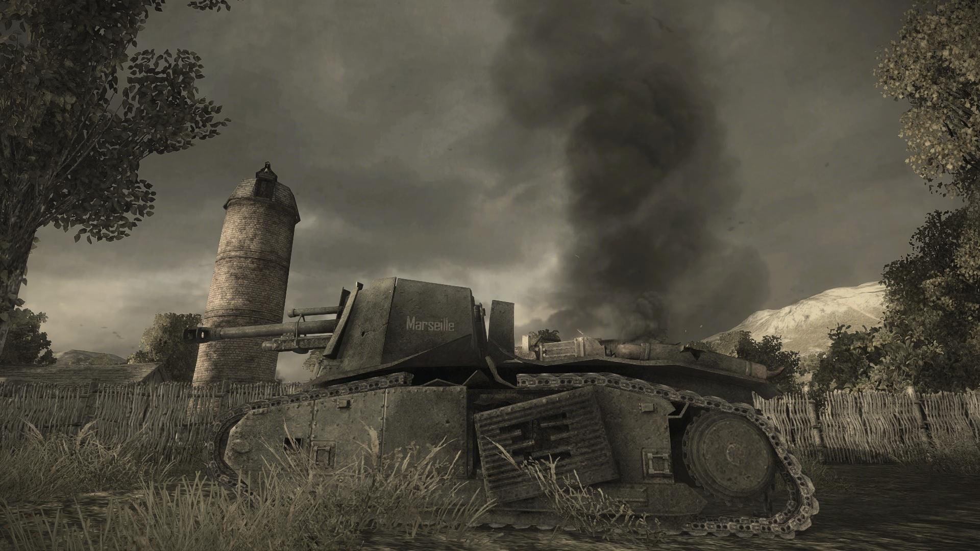 world of tanks, continuous, tanks from games, grey, games, metal, marseille, tanks, track, world, 1080P, HD Wallpaper