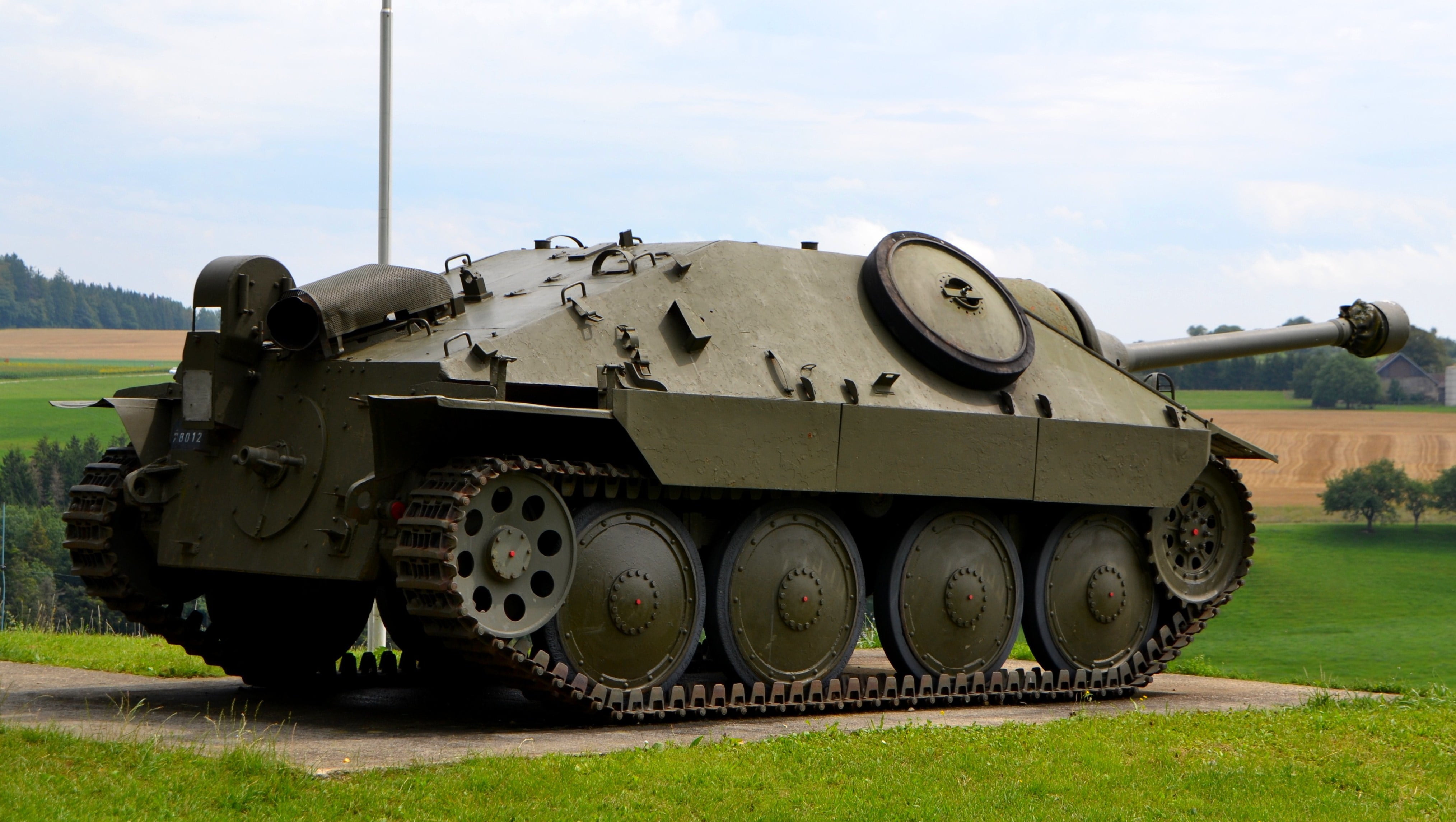 continuous, history, conflict, gray, aggression, artillery, field, grass, cannon, German, war, camouflage, battlefield, land, land Vehicle, infantry, 4K, HD Wallpaper