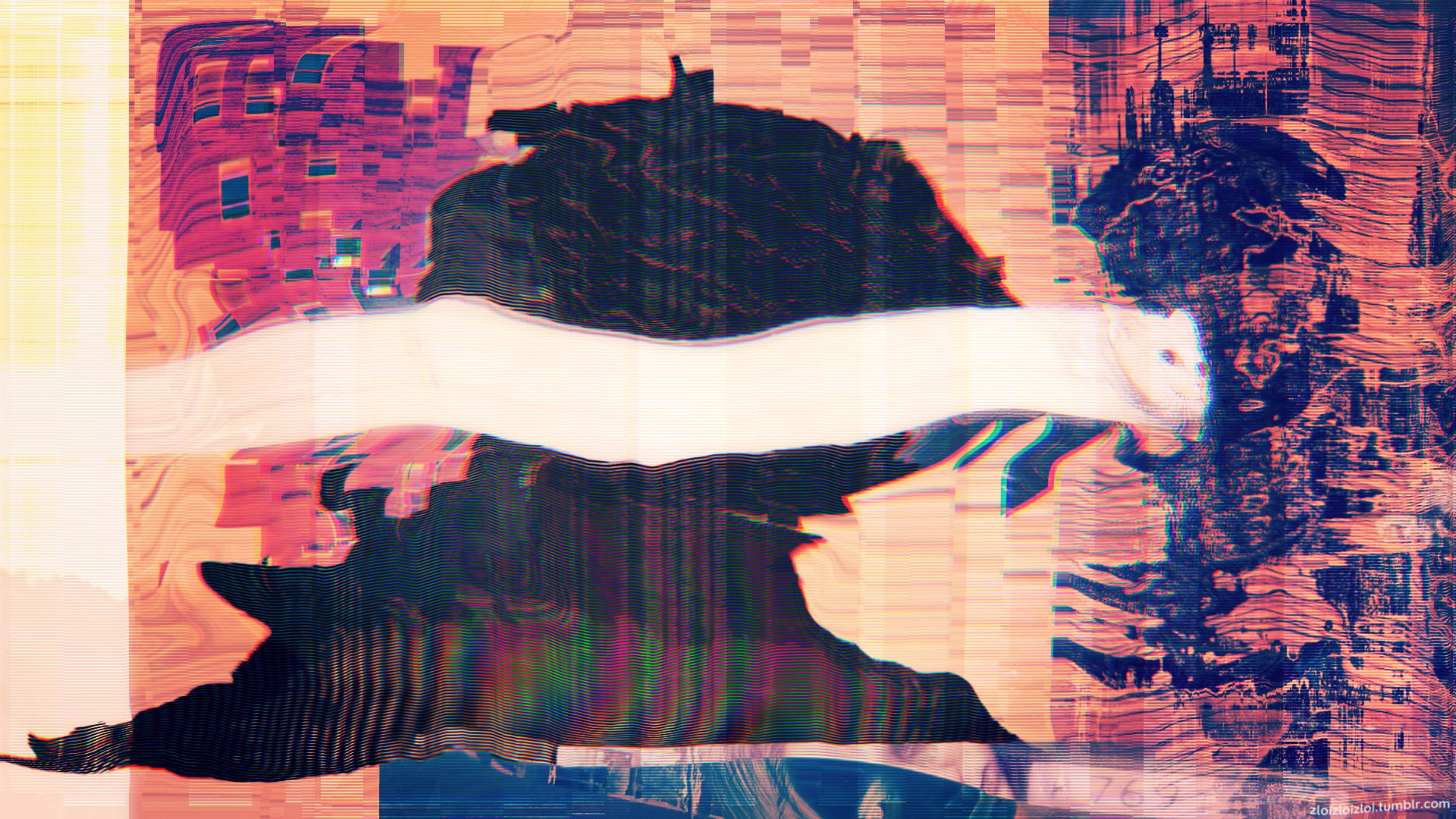 adult, leisure activity, standing, multiple exposure, digital art, lifestyles, architecture, young adult, digital composite, glitch art, women, indoors, HD Wallpaper