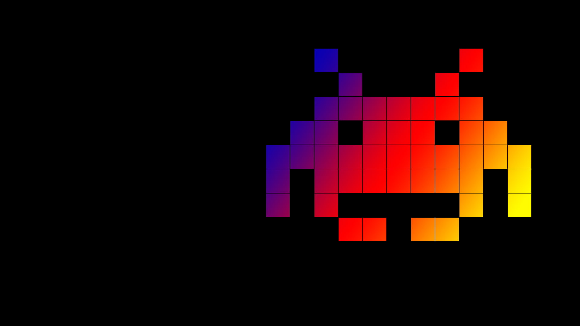 video games, space, black, 1080P, invaders, hd, HD Wallpaper