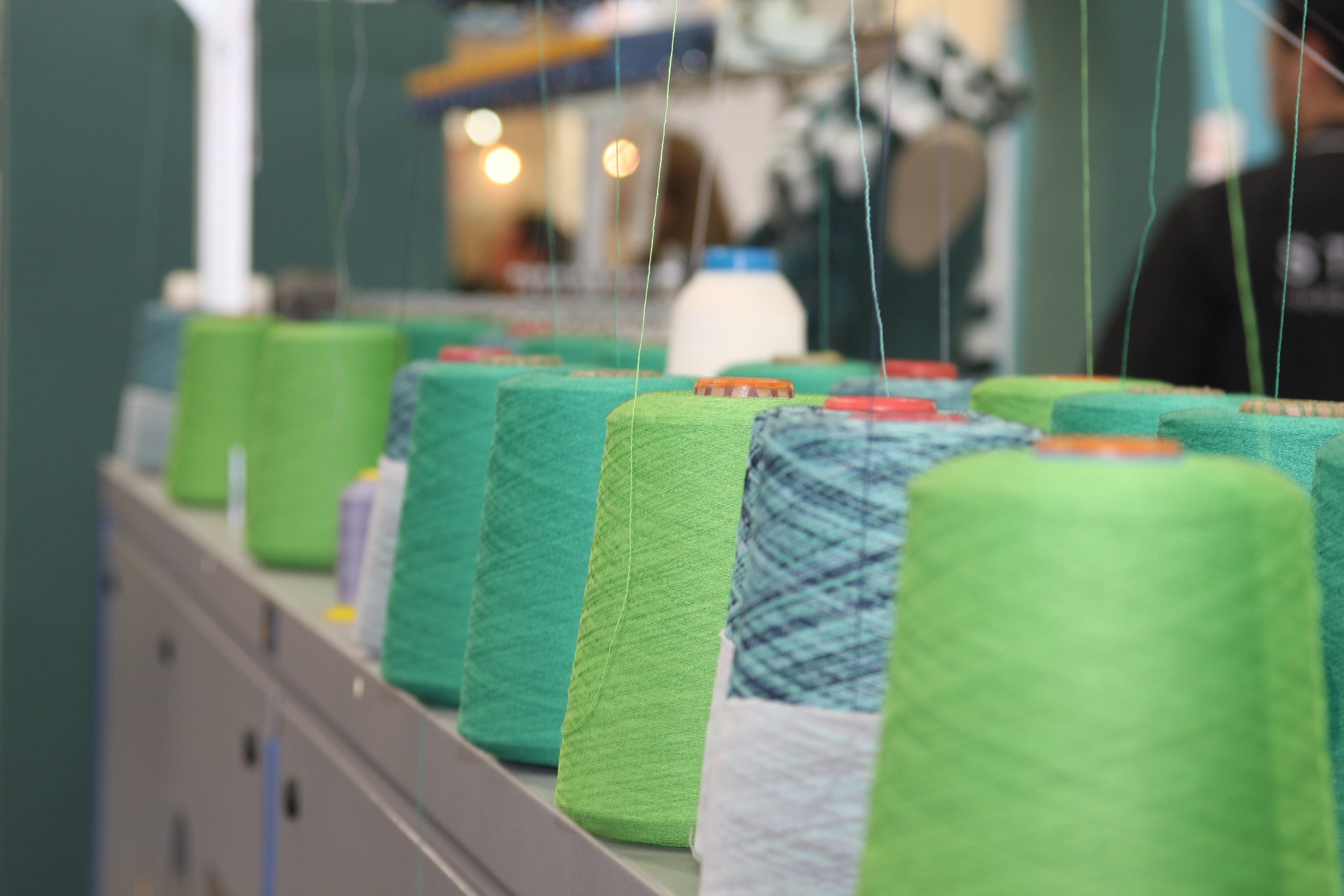 textile, thread, material, 4K, multi colored, manufacturing equipment, loom, selective focus, clothing, art and craft, creativity, industry, sewing needle, HD Wallpaper