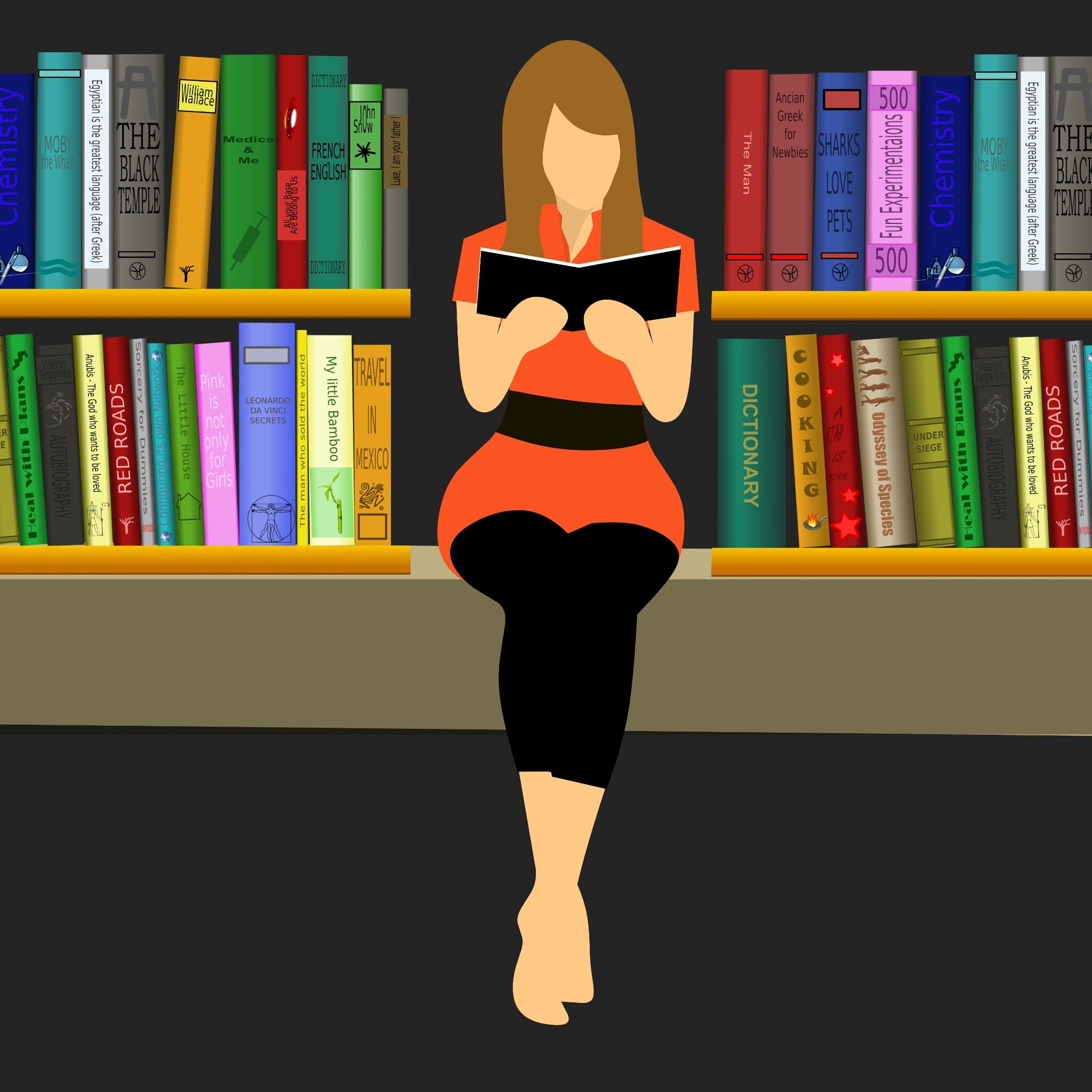 library book, 1080P, library shelves, library, education, digital composite, to write, reading kids, publication, reading a book, variation, standing, Phone HD Wallpaper