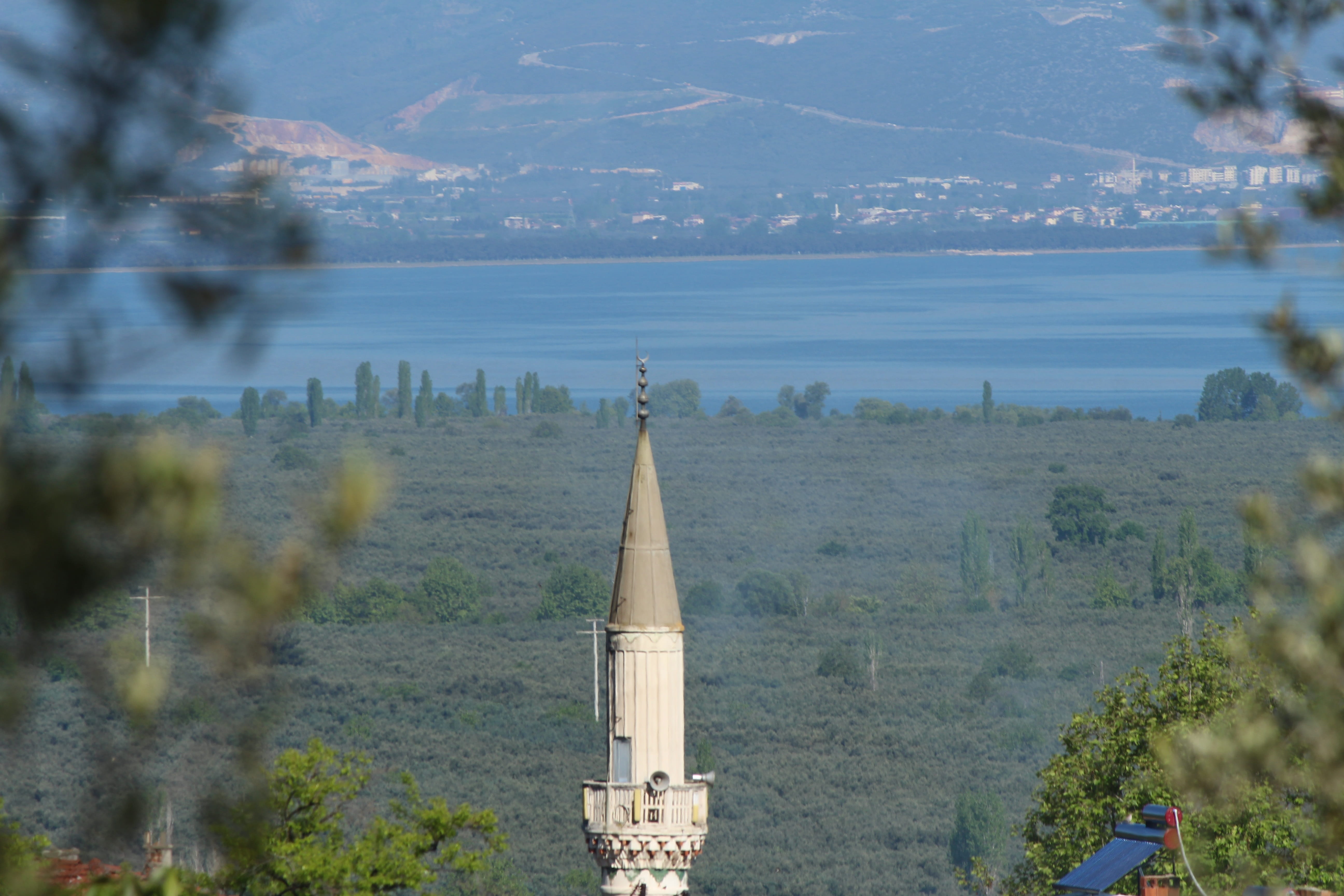 plant, no one, building exterior, village of soloz, sky, cami, the minaret of the mosque, travel, nature, spirituality, turkey, landscape, open air, greens, HD Wallpaper