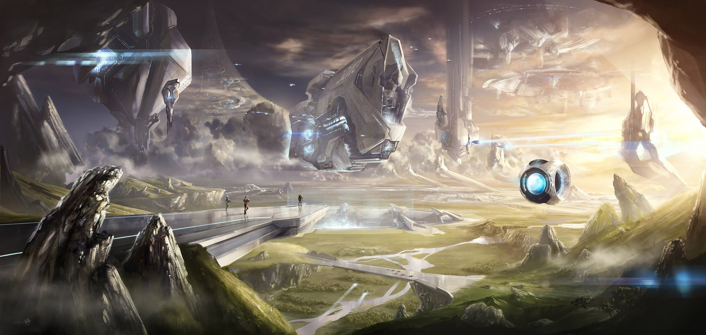 1080P, Halo, 343 Industries, Xbox One, Master Chief, fantasy Art, Halo: Master Chief Collection, HD Wallpaper