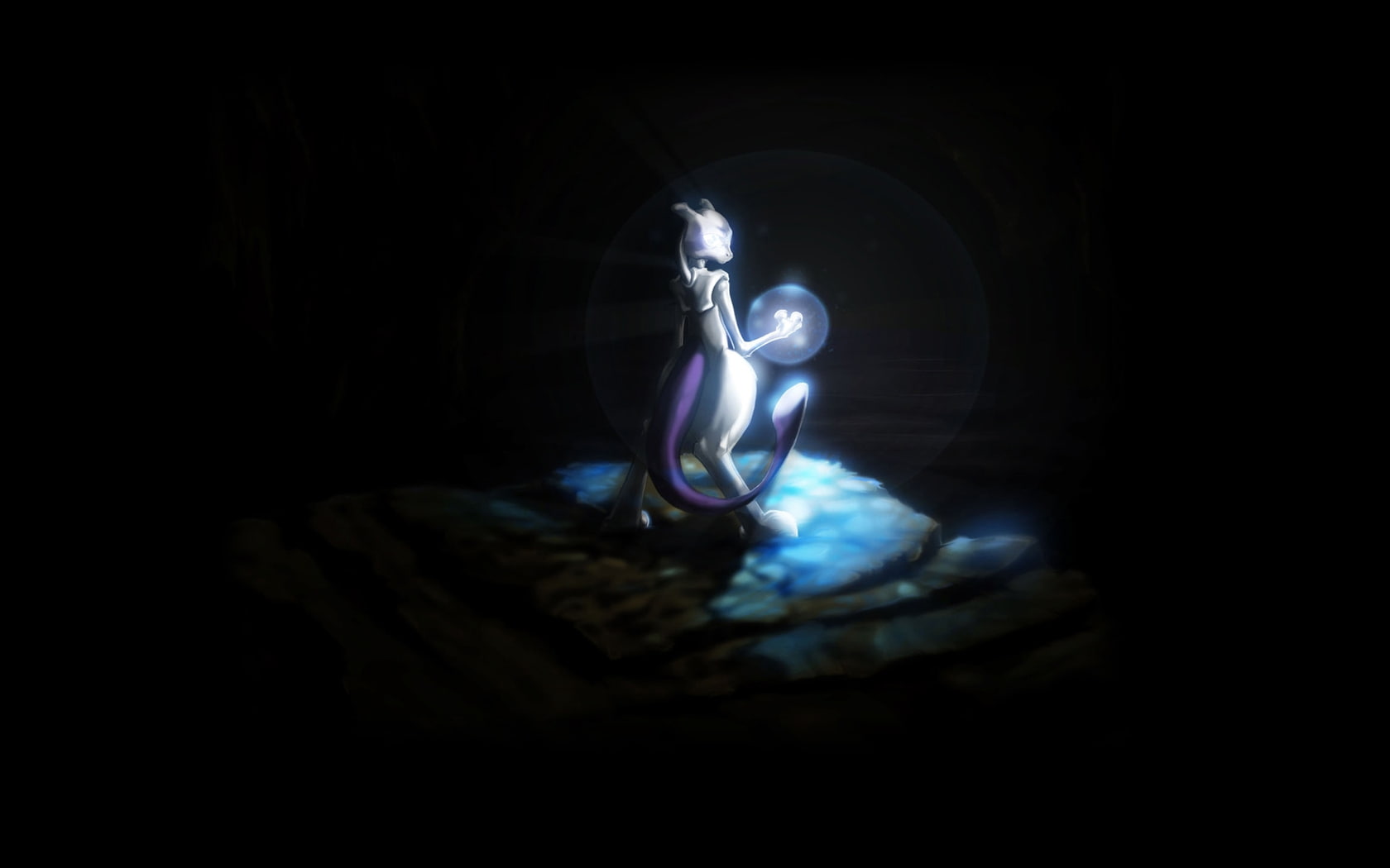hd, pokemon, Mewtwo, x, art, 720P, anime, HD Wallpaper