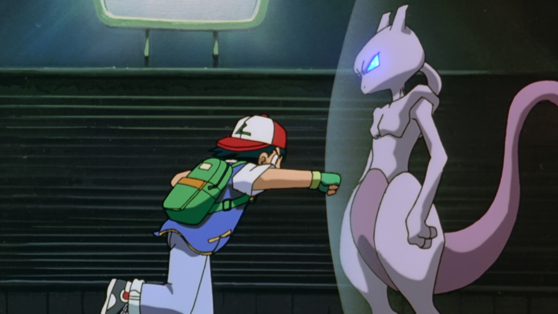 people, Ash (Pokémon), multi colored, architecture, Mewtwo (Pokémon), lifestyles, sunlight, human representation, side view, creativity, built structure, HD Wallpaper