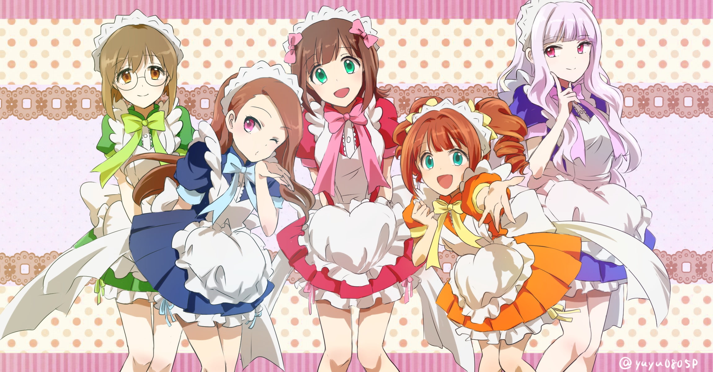iori, yukiho, idolmaster, amami, mew, shijou, wink, yayoi, cosplay, hagiwara, glasses, minase, tokyo, yuyu805p, 1080P, imaid, takatsuki, takane, haruka, HD Wallpaper