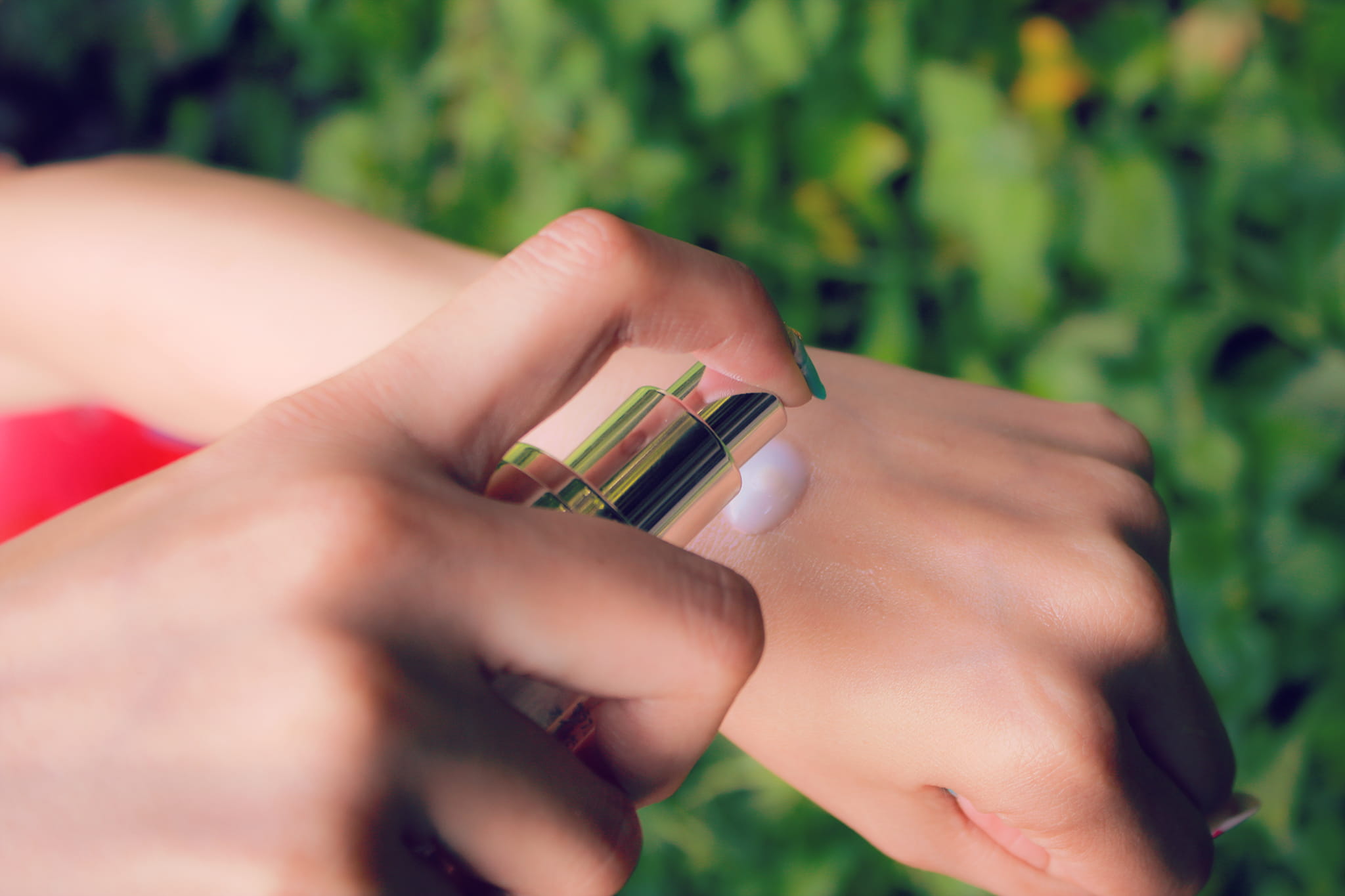 arm, gardening, scissors, 1080P, human finger, human Hand, close-up, outdoors, people, lotion, close, green color, s, spraying, plant, nature, women, person, HD Wallpaper