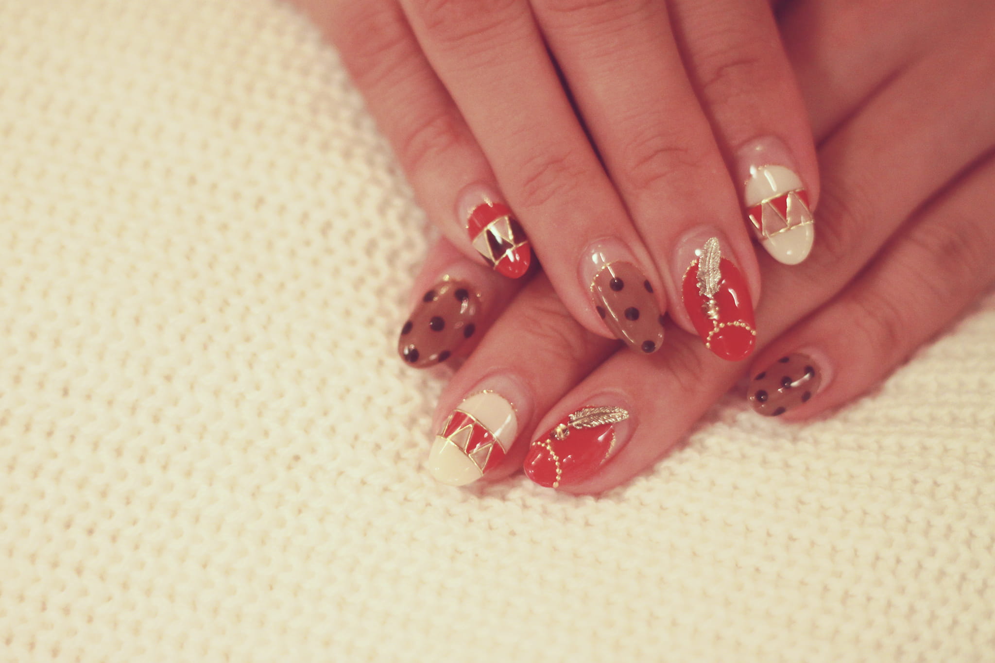 jewelry, manicure, beautiful, assorted, arts, creativity, woman, one person, luxury, ring, human Hand, elegance, glamour, hand, red, painting fingernails, HD Wallpaper