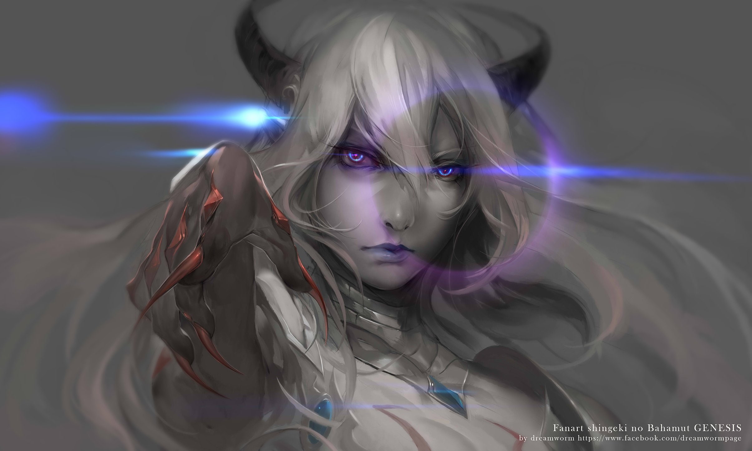 adventure, fighting, fantasy, magic, hair, eyes, dreamworm, 1bahamut, rpg, obu, warrior, shingeki, long, horns, (shingeki, 1080P, amira, buraddo, action, HD Wallpaper