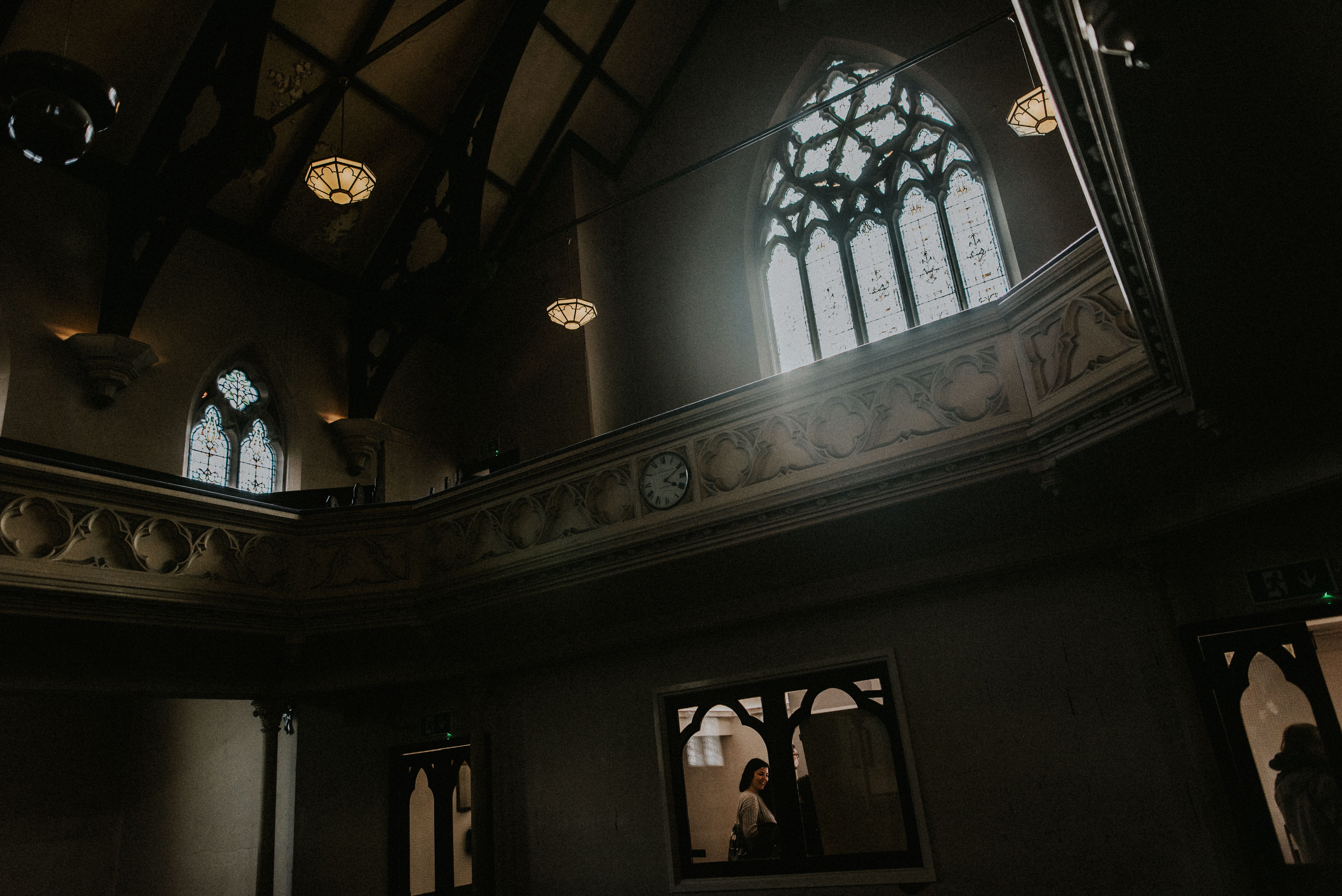 building, ceiling, place of worship, architecture, 4K, spirituality, religion, defuse, old, light, the past, indoors, clock, low angle view, church, glass, HD Wallpaper