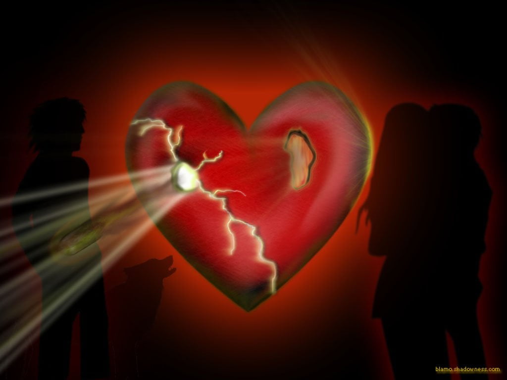 abstract, light, passion, valentines Day - Holiday, shape, backgrounds, evil, togetherness, human Heart, back lit, couple - relationship, people, positive emotion, HD Wallpaper
