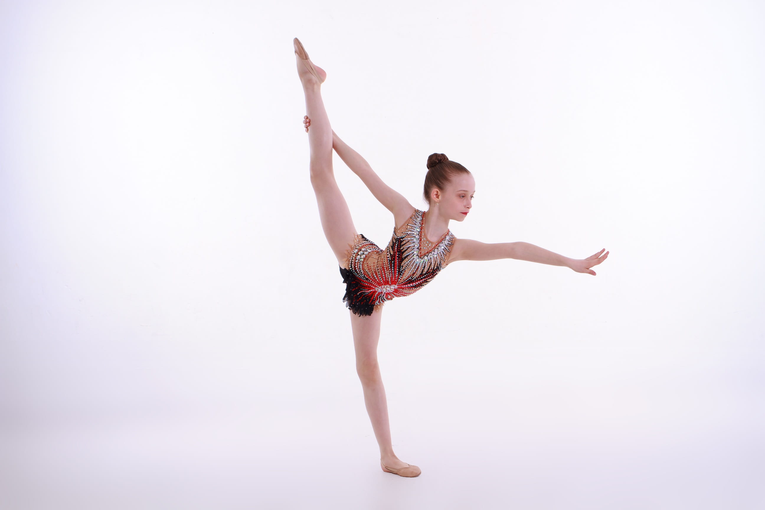 active, dance, performance, young, white, elegance, arms raised, rhythmic sports gymnastics, sports, human arm, child, skill, young adult, suit, wearing, HD Wallpaper