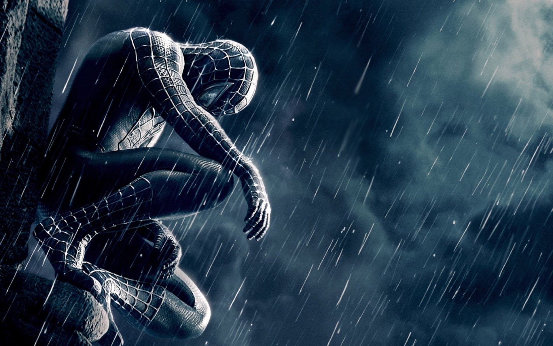 window, glass - material, Spider-Man, focus on foreground, outdoors, spider, man, wet, Movie, 1080P, backgrounds, Rain, nature, destruction, night, no people, HD Wallpaper