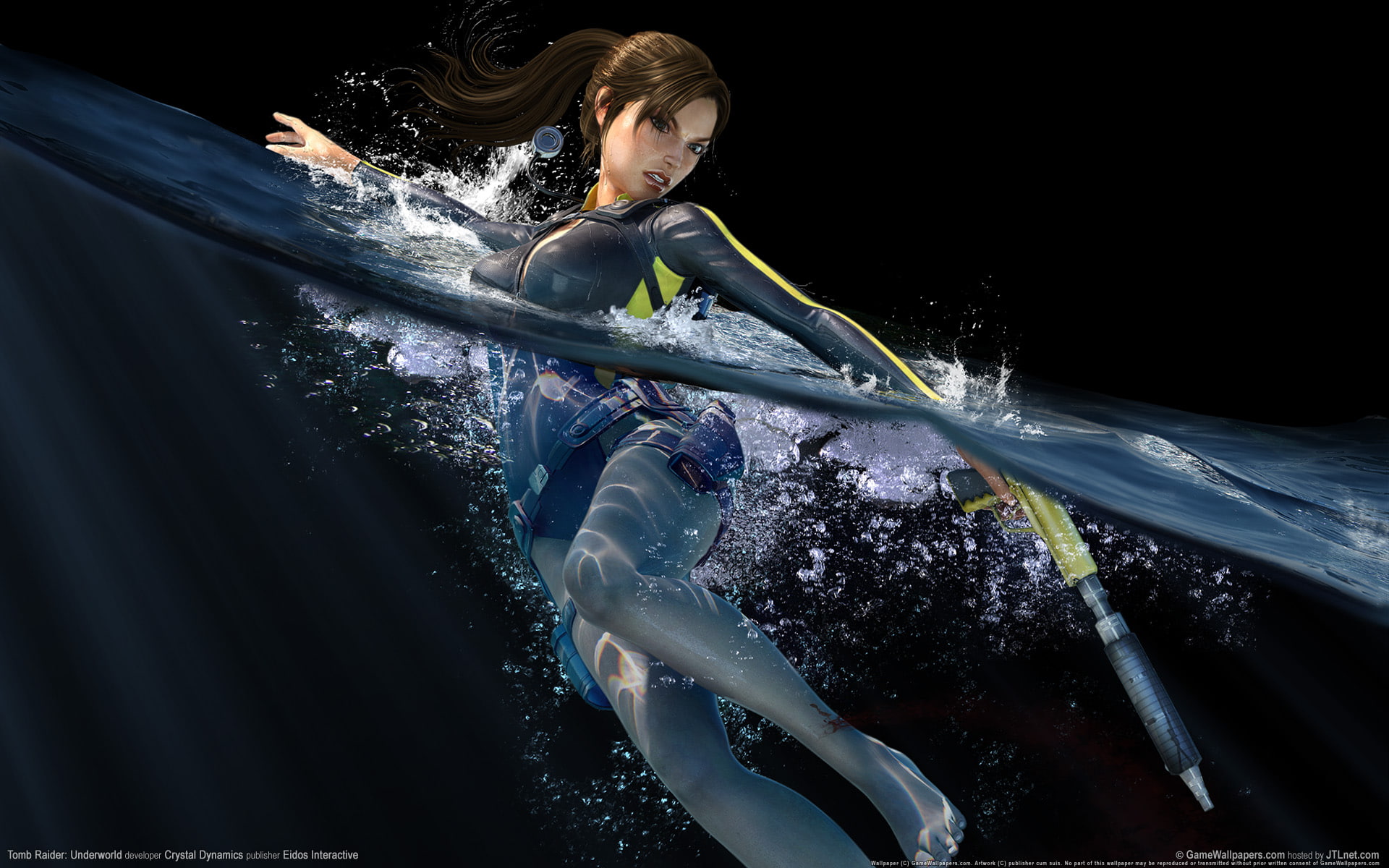 underworld, raider, wetsuit, 1080P, game, hd, woman, tomb, cartoon, character, HD Wallpaper