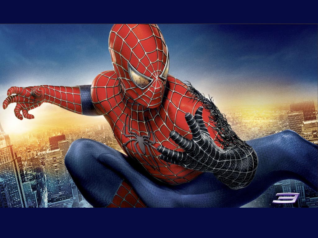 movies, spider, poster, power, man, super power, 480P, city, buildings, hero, super, HD Wallpaper