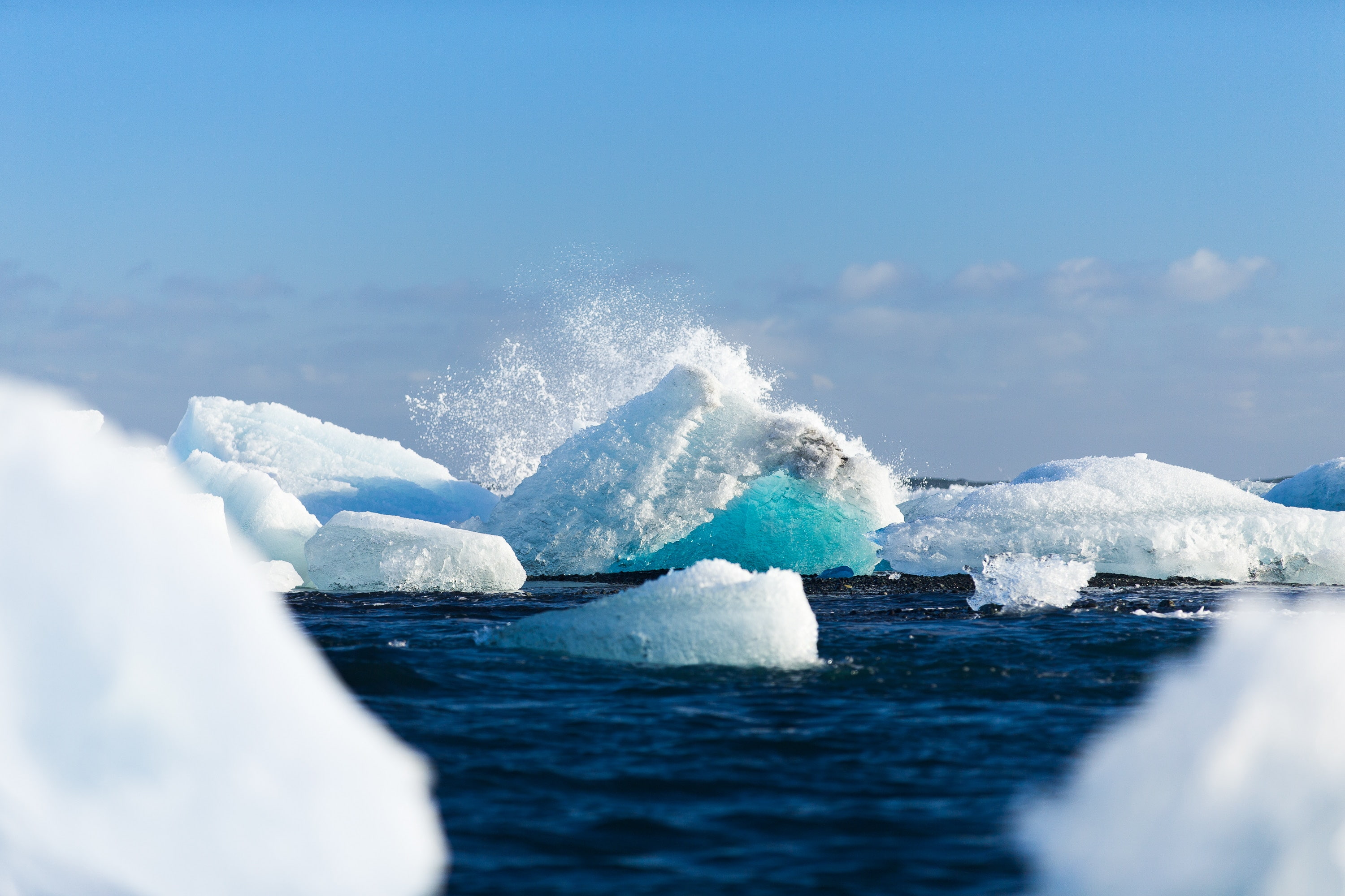 glacier, snow, vatnajokull, iceland, 2K, ice, HD Wallpaper