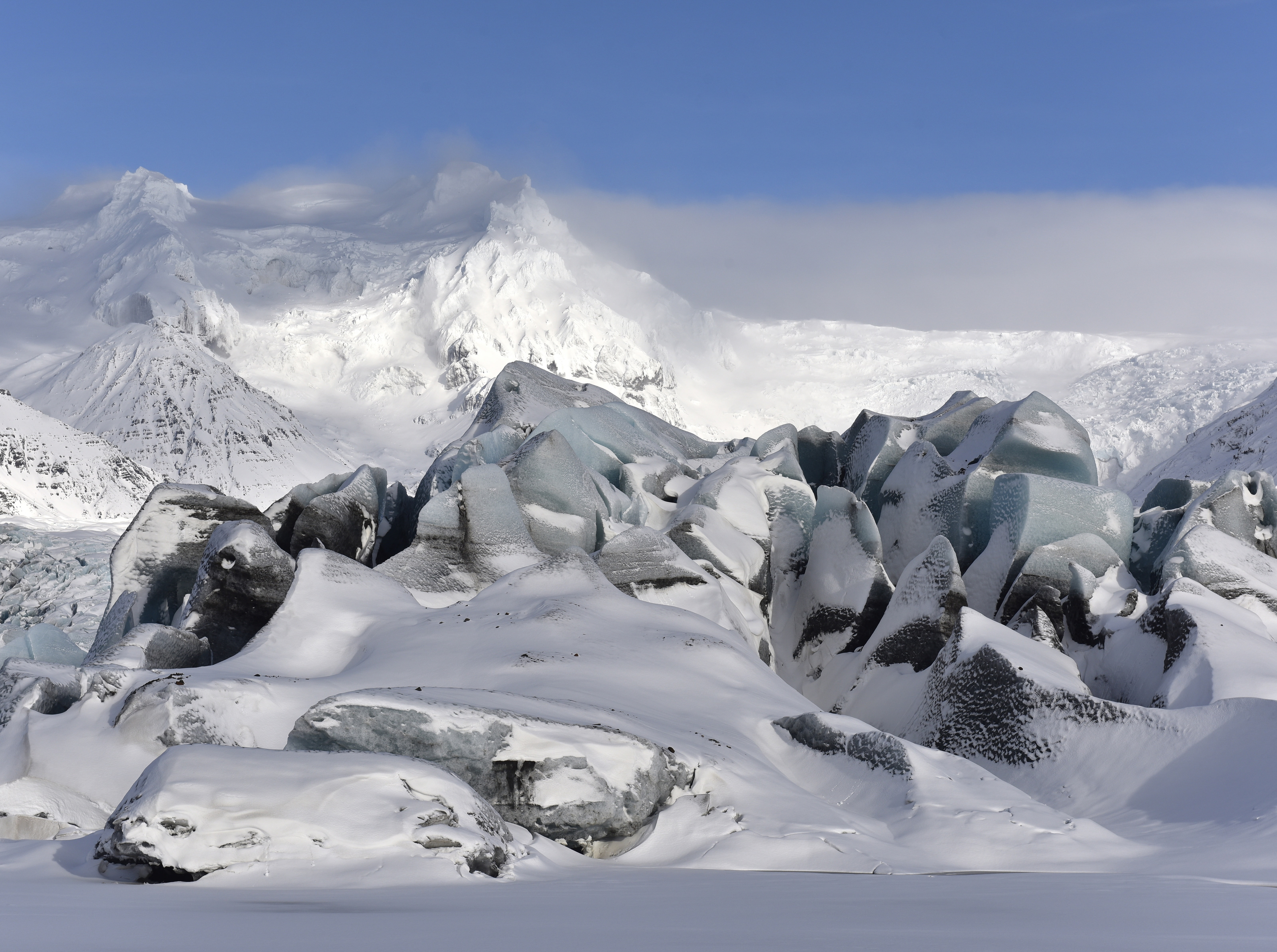 5K, environment, vatnajokull, tranquility, Holiday, Nature, Vacation, vesturskaftafellssysla, scenics - nature, Trip, non-urban scene, Glacier, mountain, HD Wallpaper