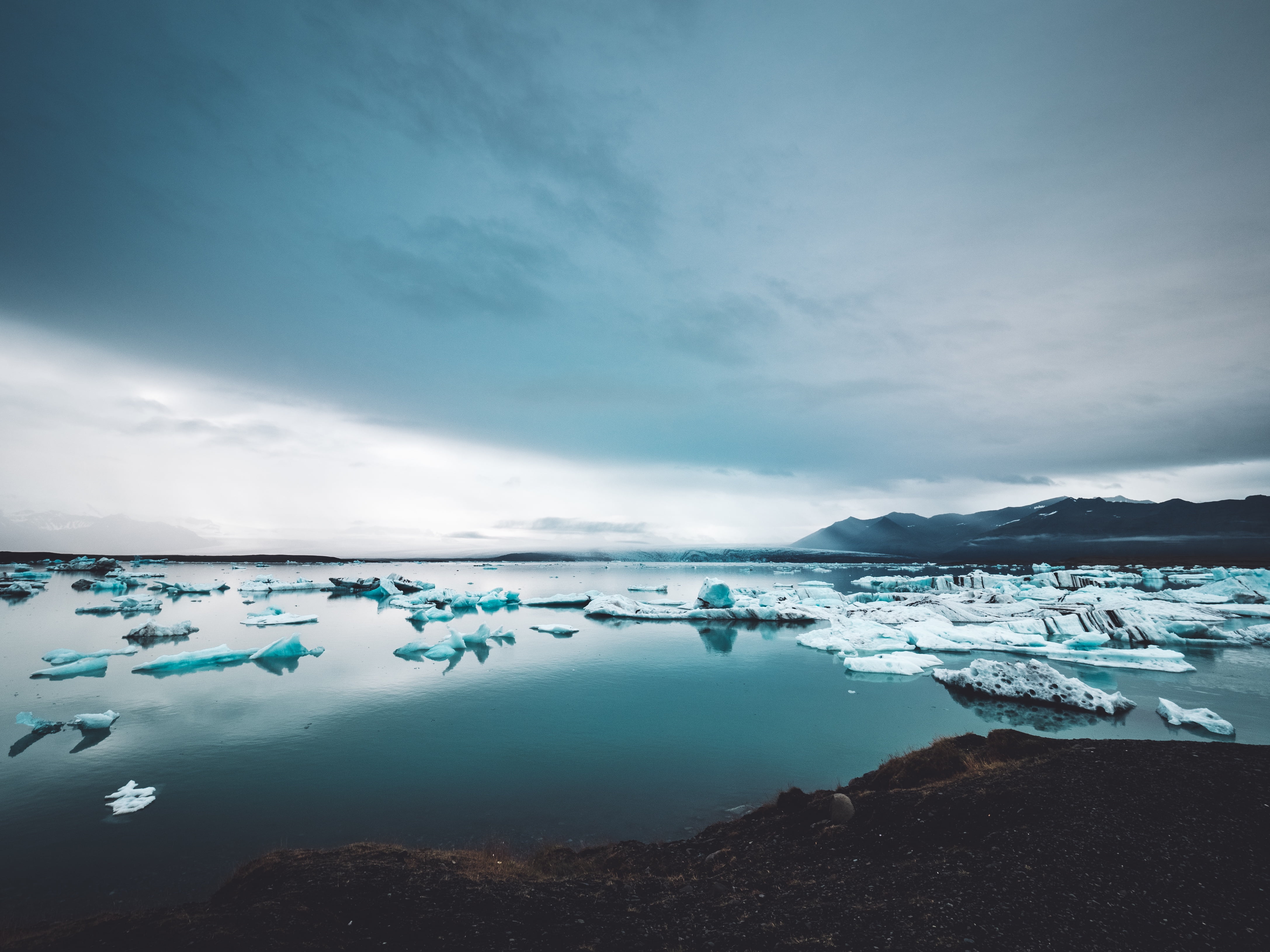 arctic, glacier, vacations, lake, icebergs, body, outdoors, cloud - Sky, cold temperature, snow, cold - Temperature, non-Urban Scene, sea, tranquility, HD Wallpaper