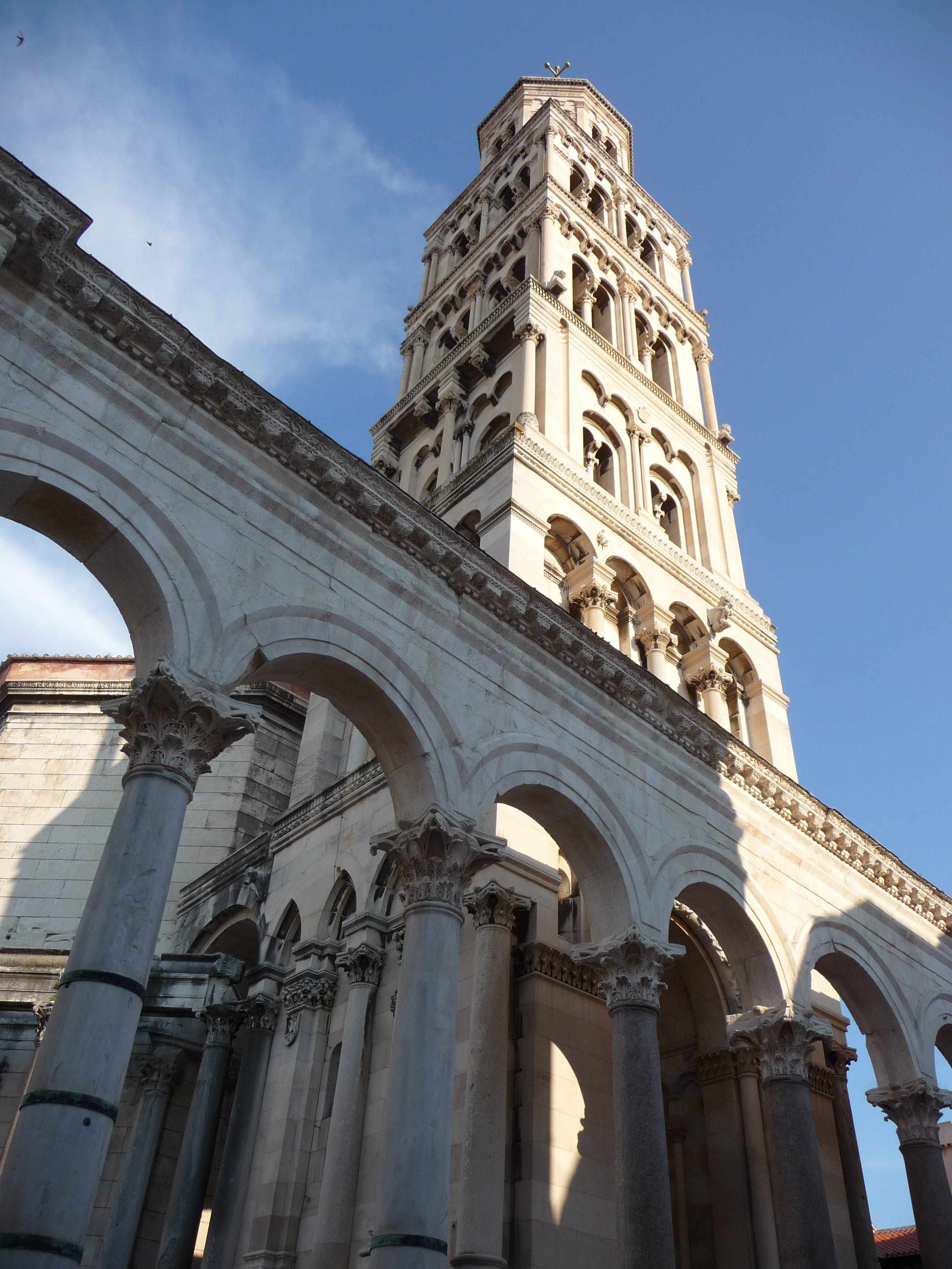 dalmatia, belief, travel, old, croatia, outdoor, heritage, stone, cathedral, european, imperial, europe, blue, architecture, arch, historic, palace, nature, Phone HD Wallpaper