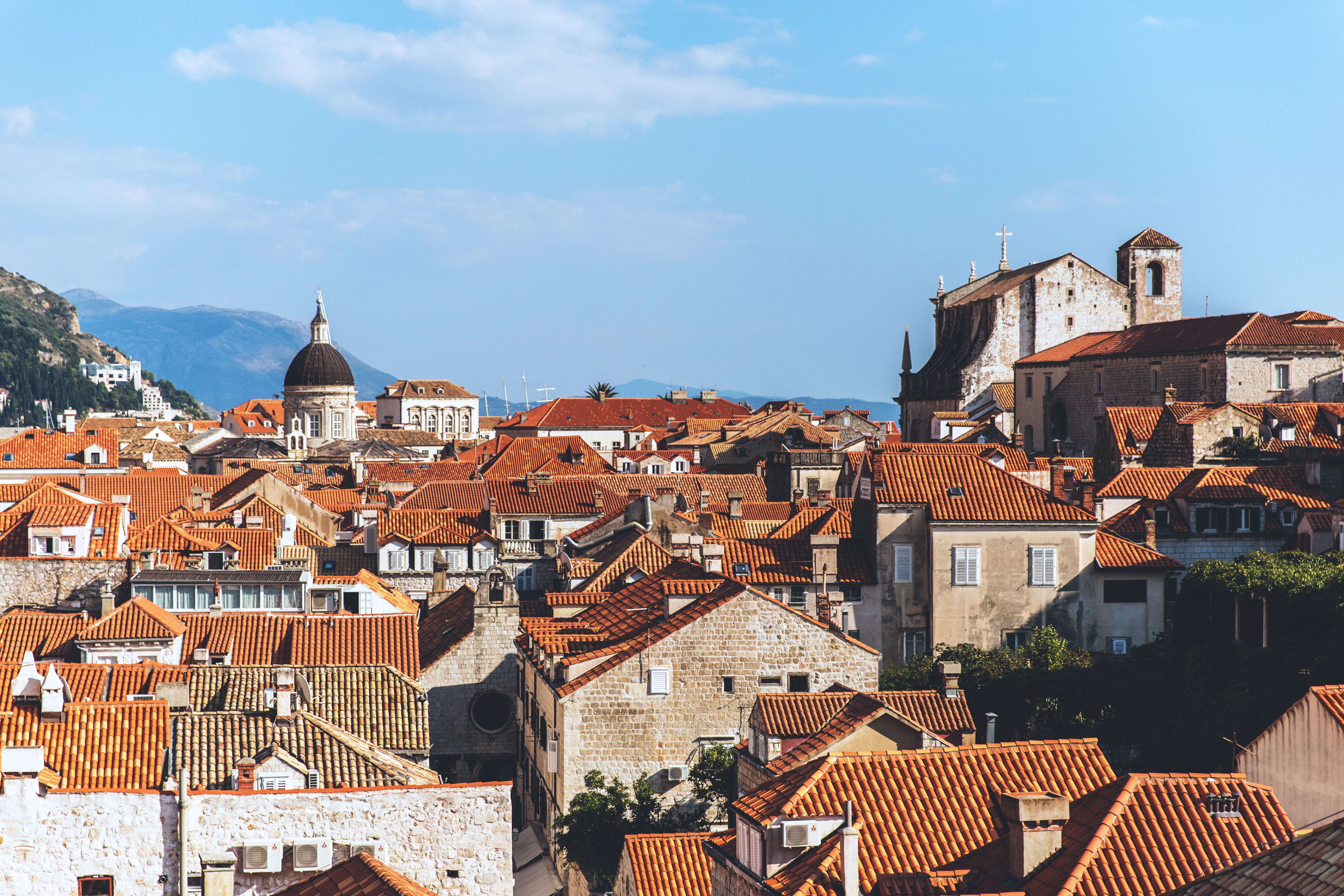 Dubrovnik, city, area, crowded, hit, house, landing, crowd, dalmatia, 4K, roof Tile, adriatic Sea, hit TV, religion, thrones, cultures, townscape, cityscape, HD Wallpaper