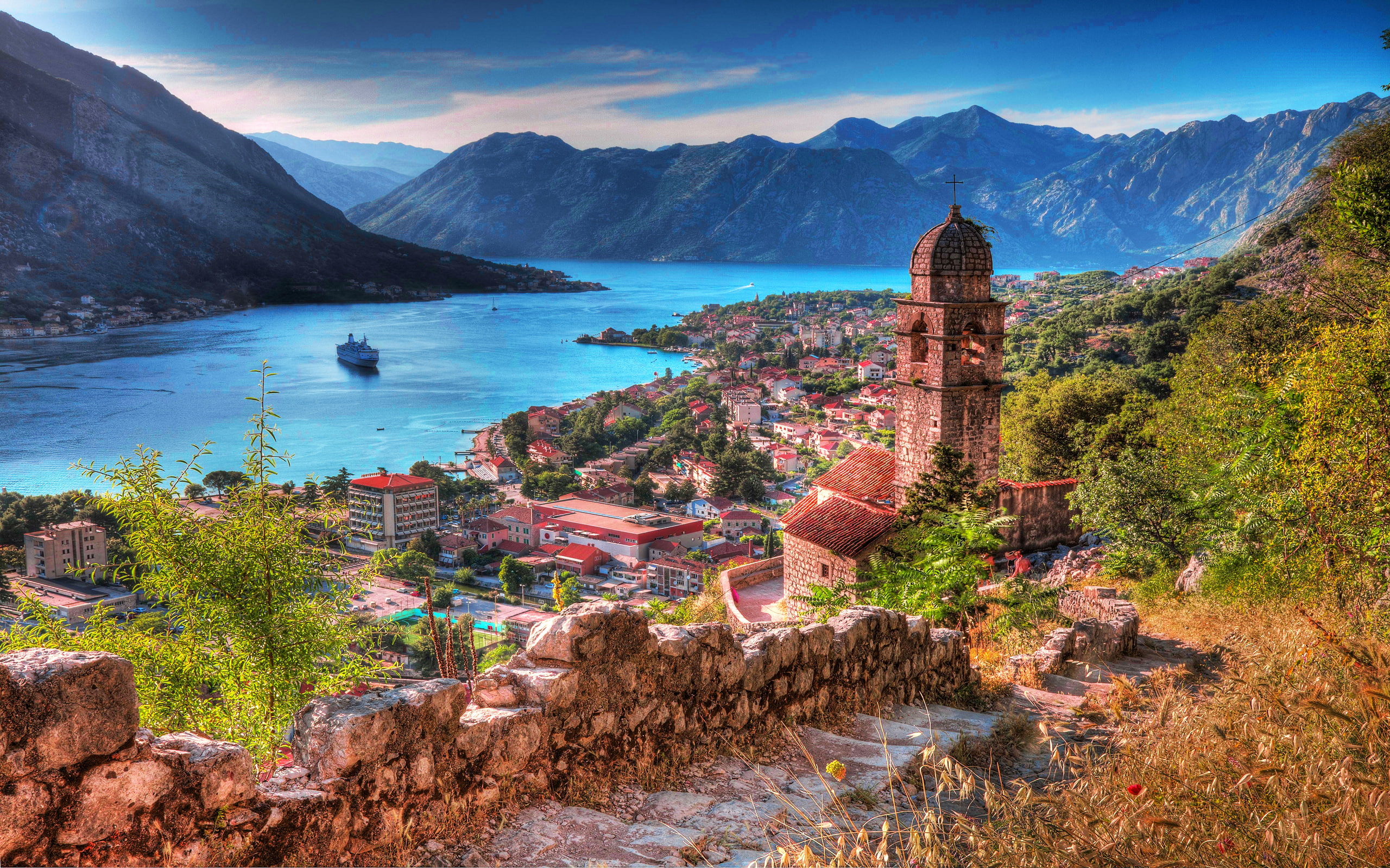 montenegro, 2K, kotor, old, town, nice, HD Wallpaper
