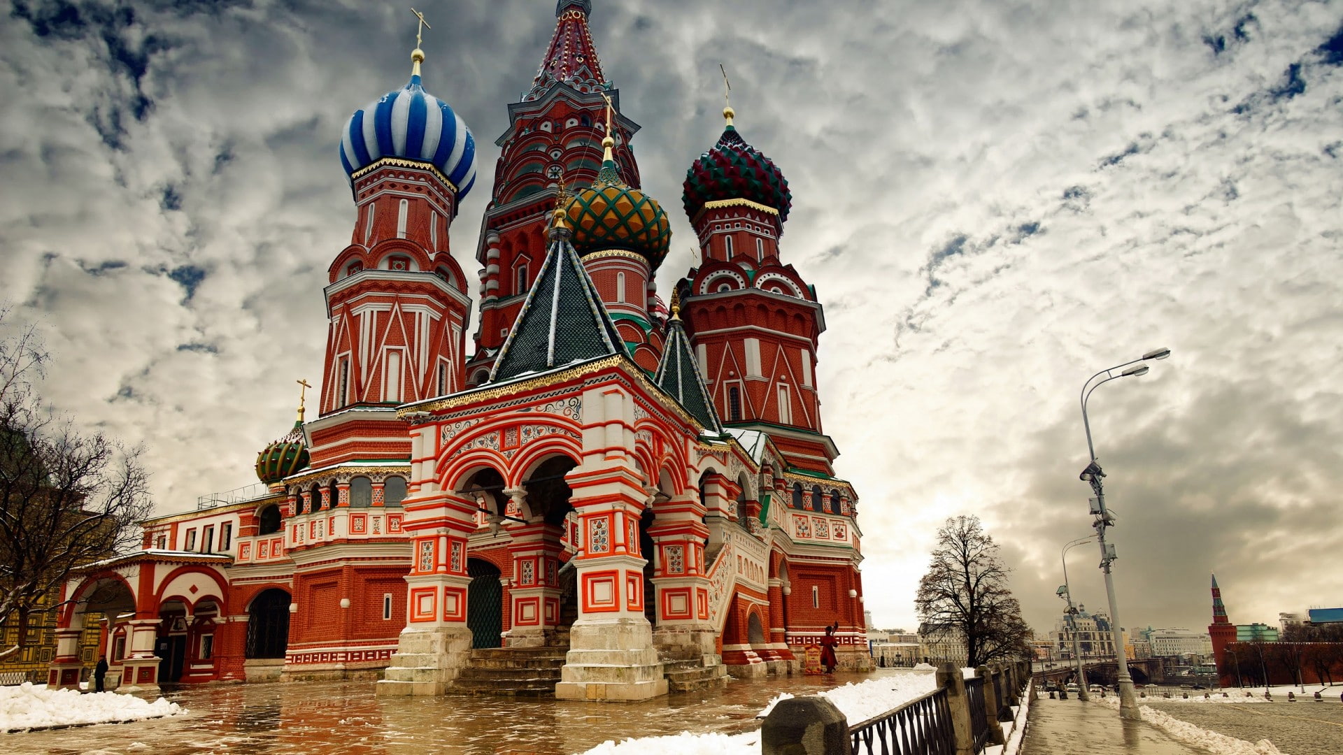 Russia, architecture, Moscow, 1080P, HD Wallpaper