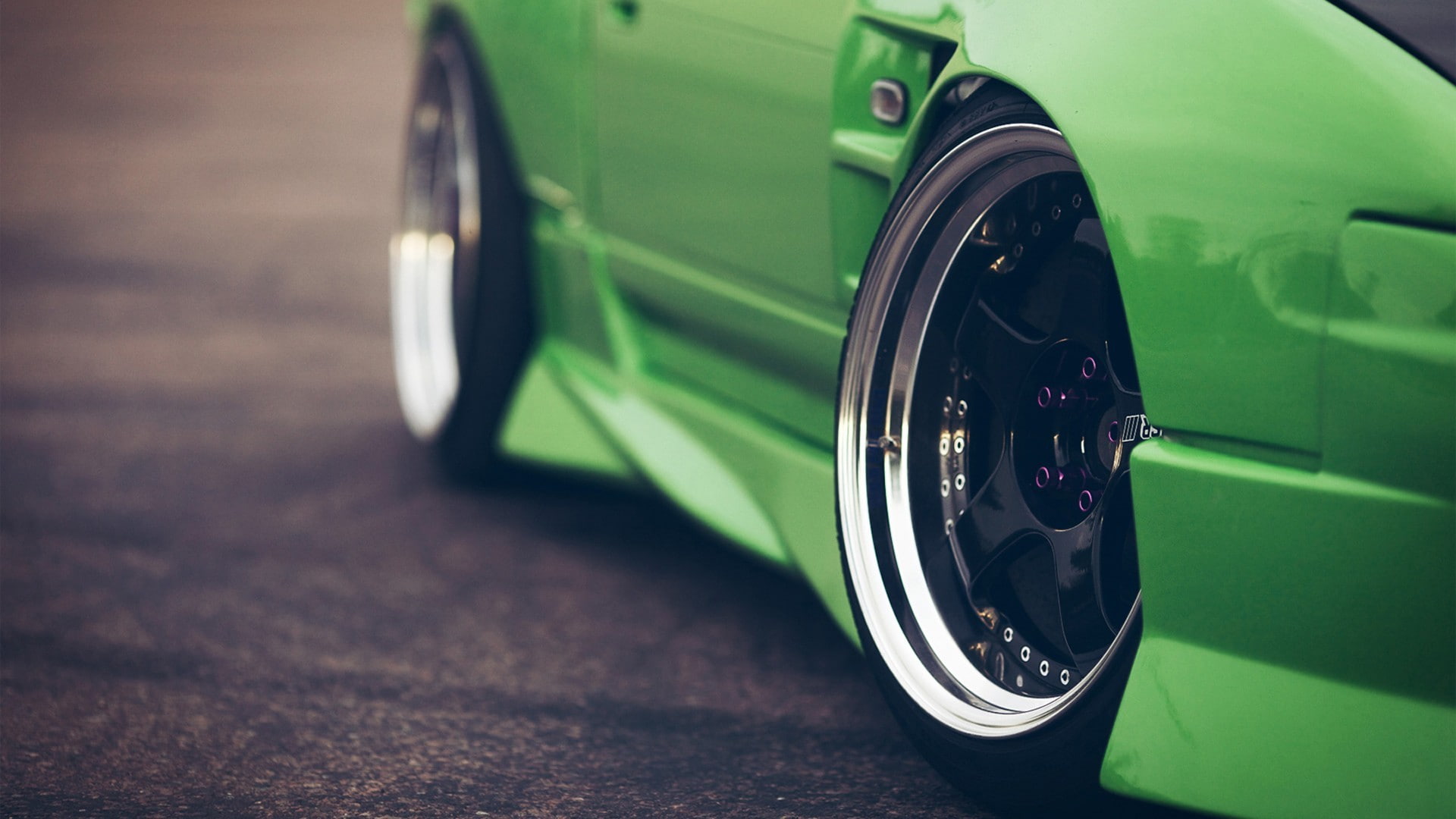 multi, cars, stance, 1080P, spoked, auto, wheels, black, tire, HD Wallpaper