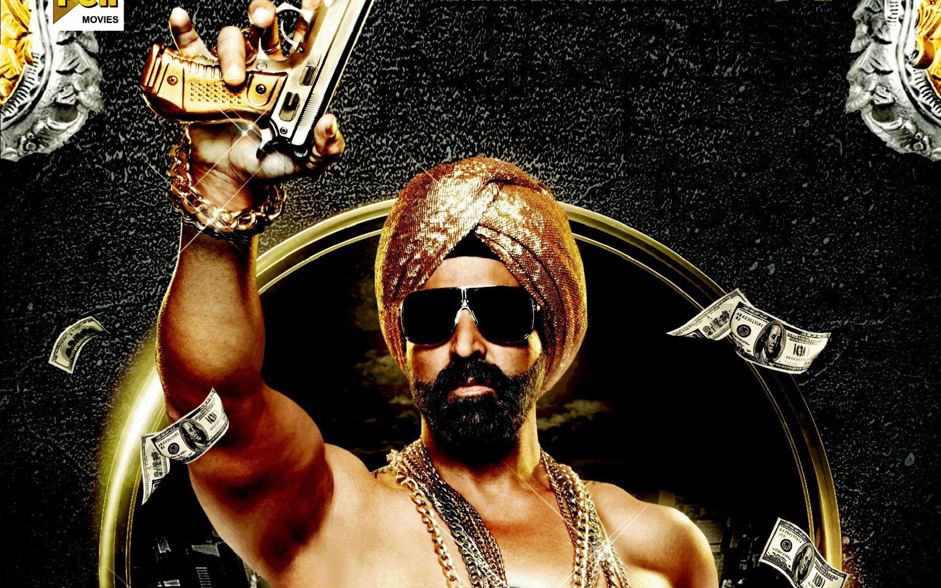 Movies, adult, incidental people, carnival - celebration event, jewelry, headshot, real people, mr, necklace, indoors, 2015, akshay kumar, men, celebration, HD Wallpaper