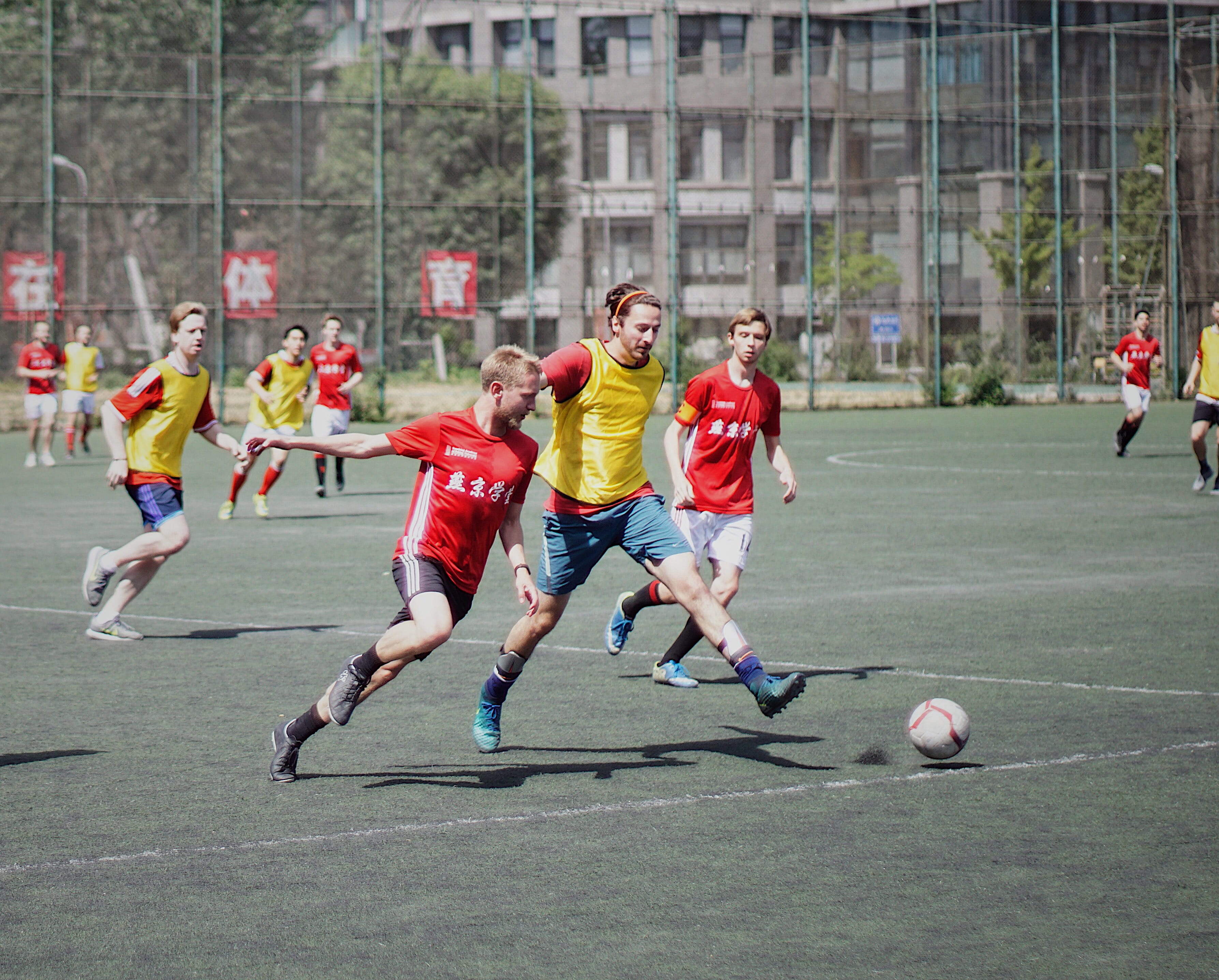 athlete, daytime, players, team sport, motion, sport, lifestyles, running, action, Ball, sports Team, young men, playing, sports equipment, outdoors, soccer player, HD Wallpaper