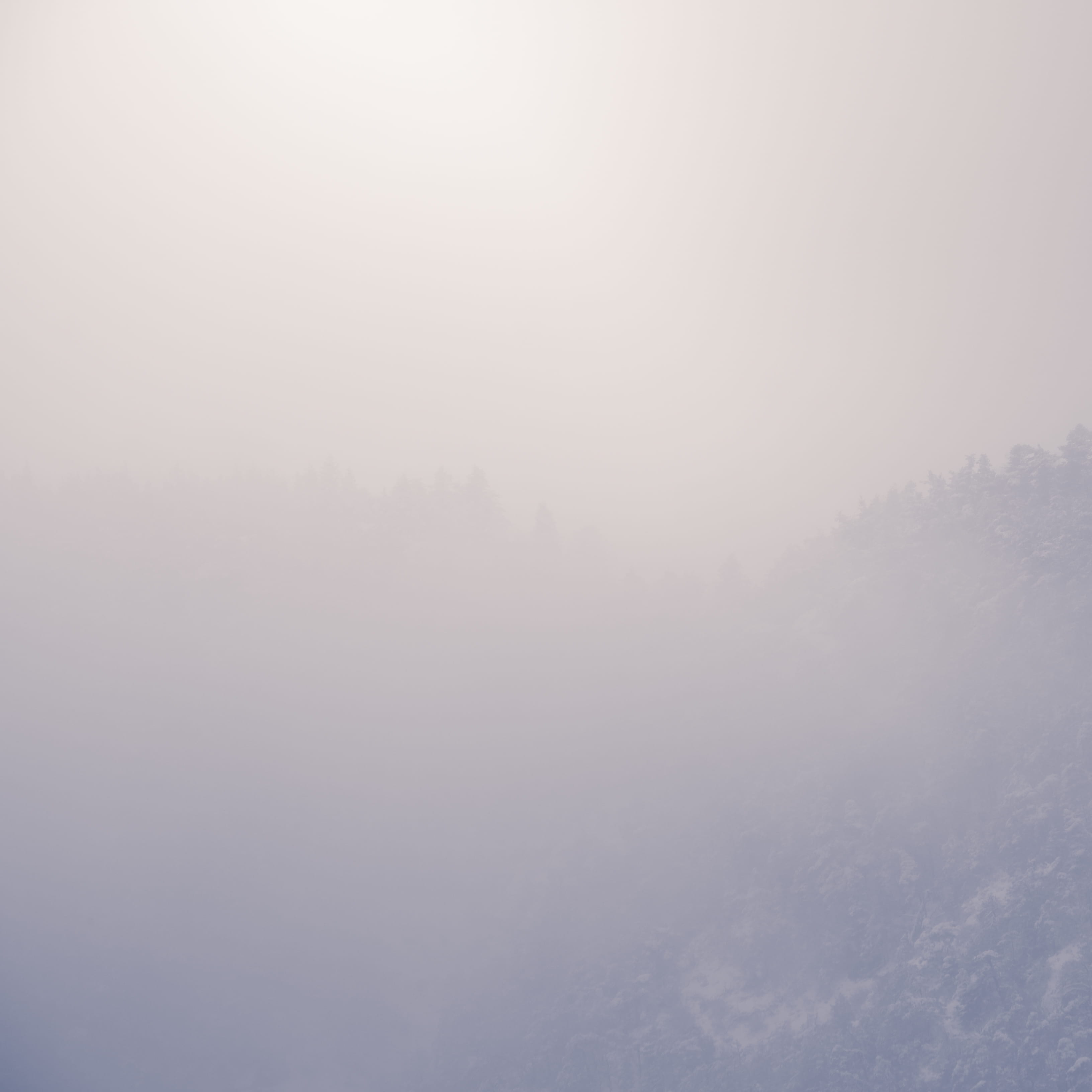 beauty in nature, tranquil scene, outdoors, winter, hazy, landscape, selonnet, scenics - nature, split tone, atmosphere, fog, day, snow, france, tranquility, Phone HD Wallpaper